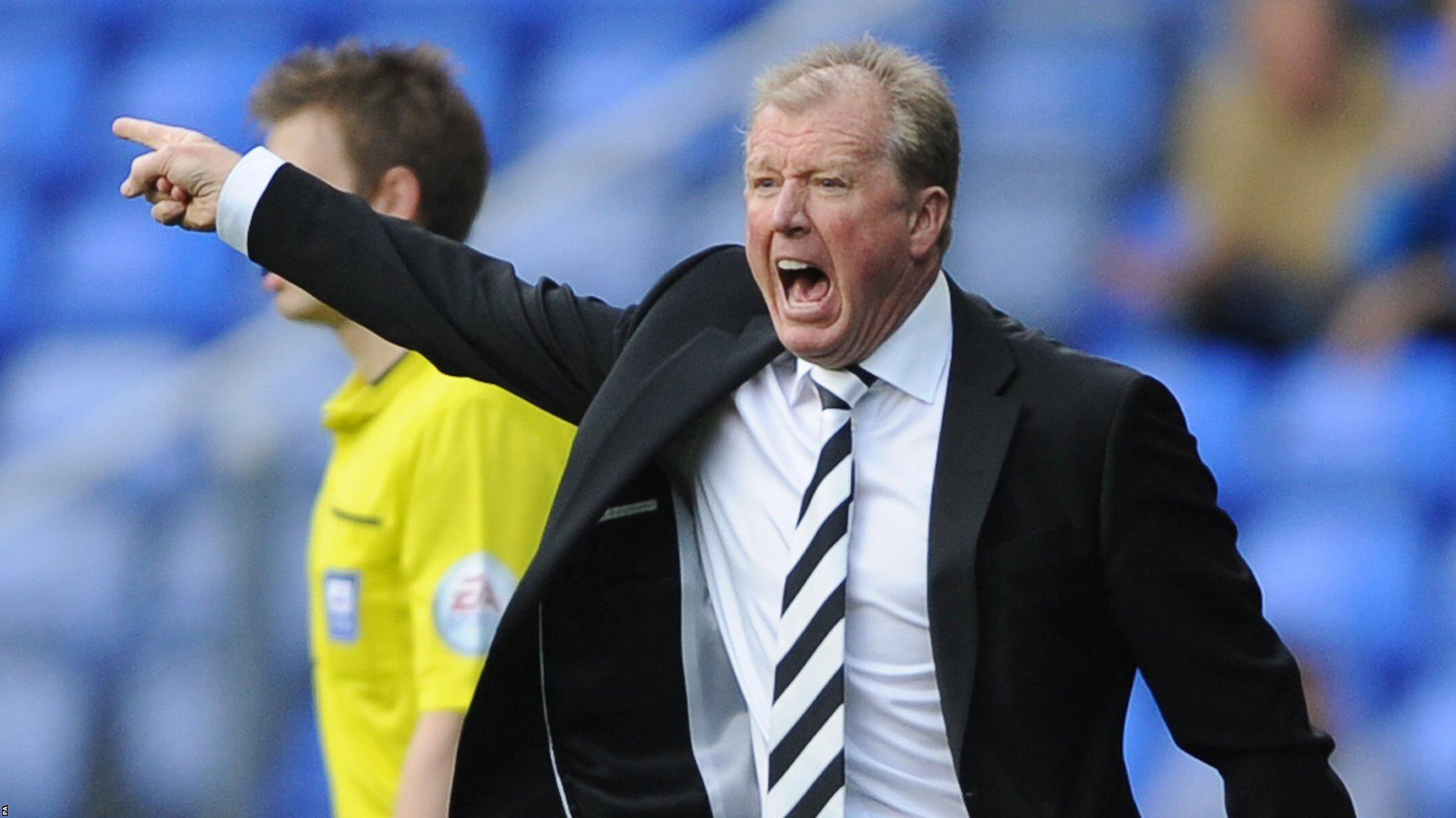 Derby County manager Steve McClaren