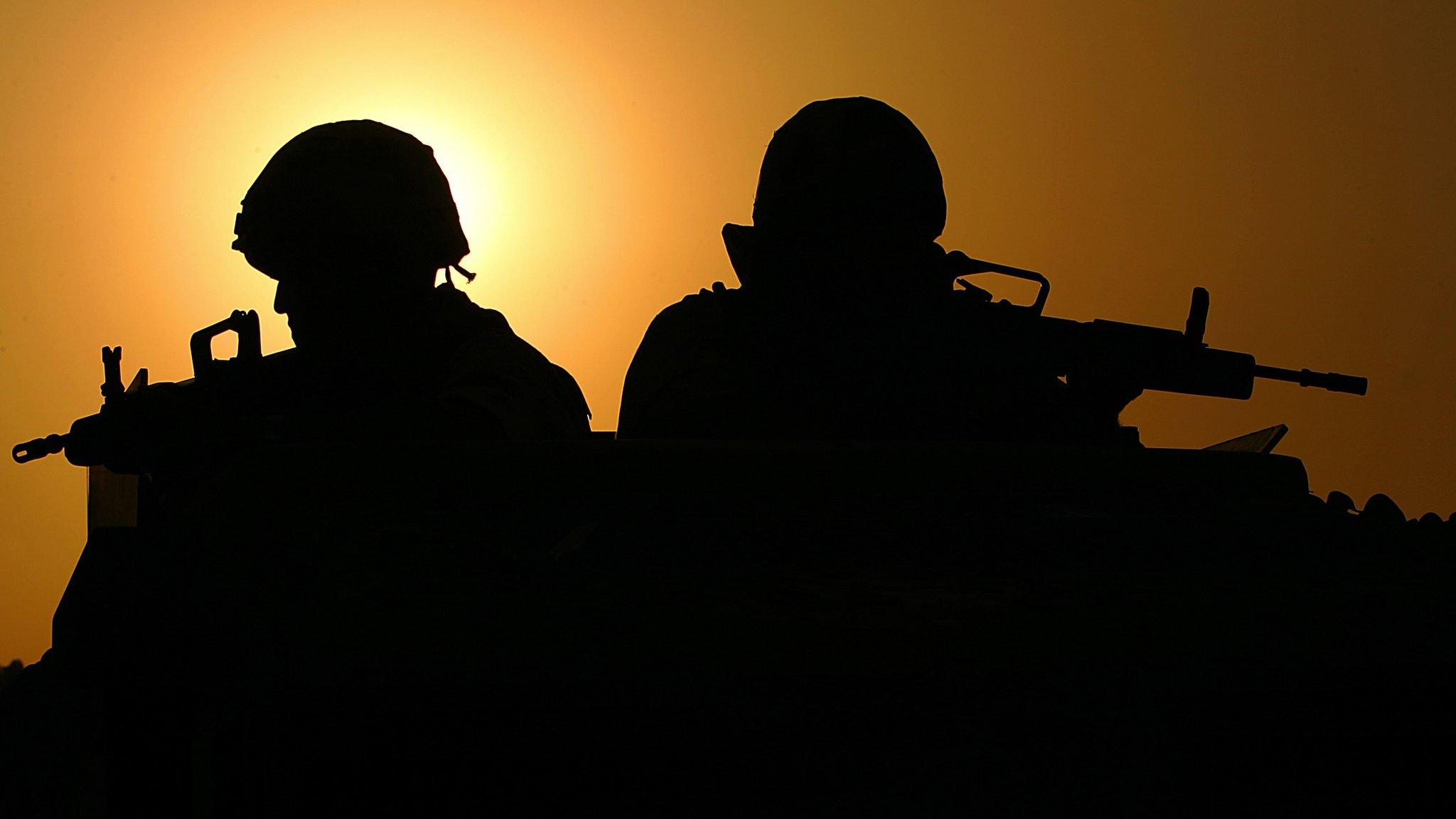 British soldiers in Iraq in October 2005