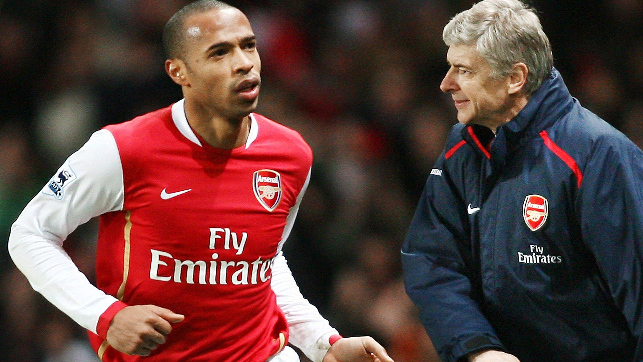 Thierry Henry & Arsene Wenger