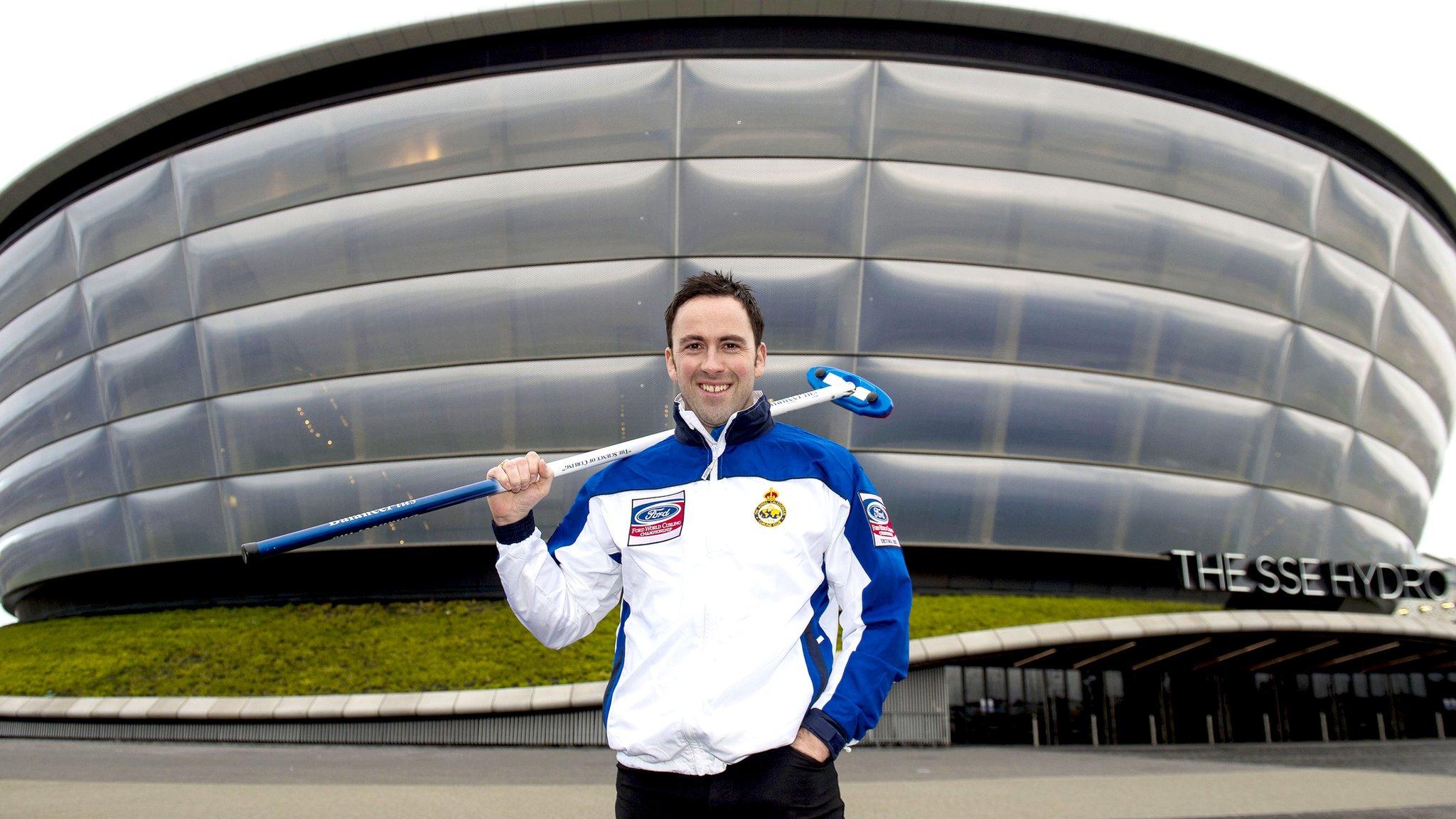 Scotland skip David Murdoch at the SSE Hydro - venue for the 2020 World Men's Championship