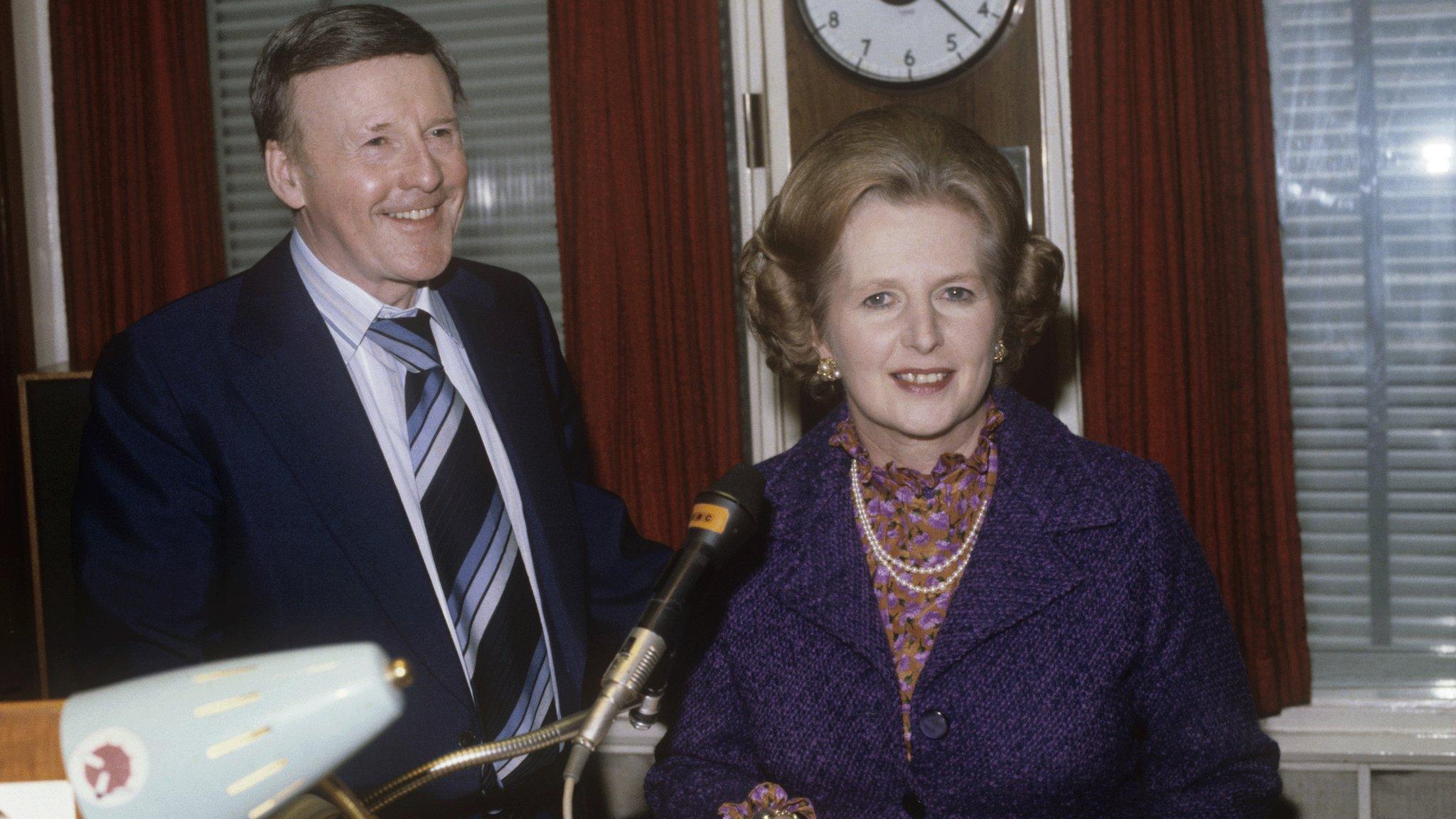 Jimmy Young and Margaret Thatcher