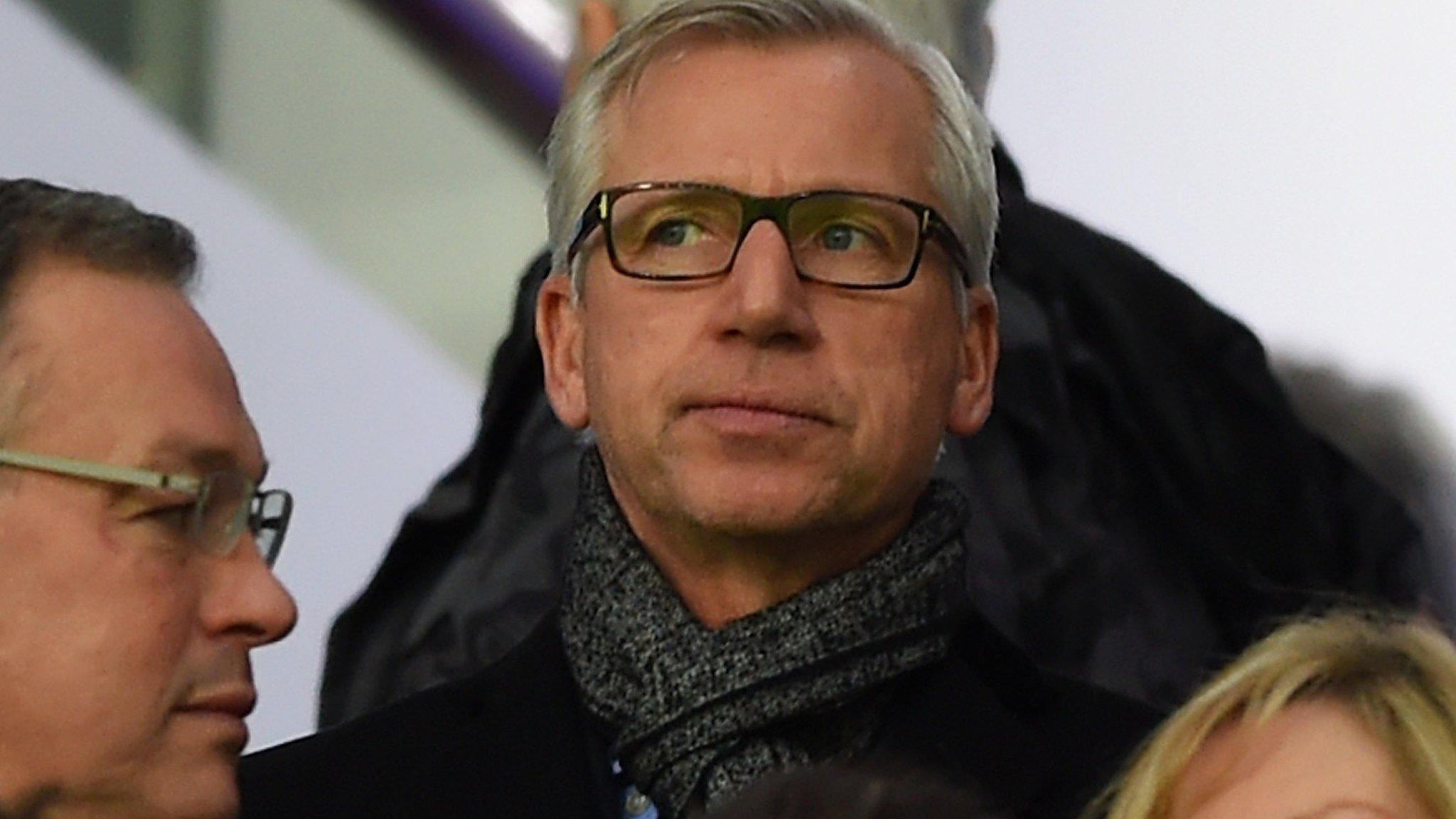 Alan Pardew at Villa Park