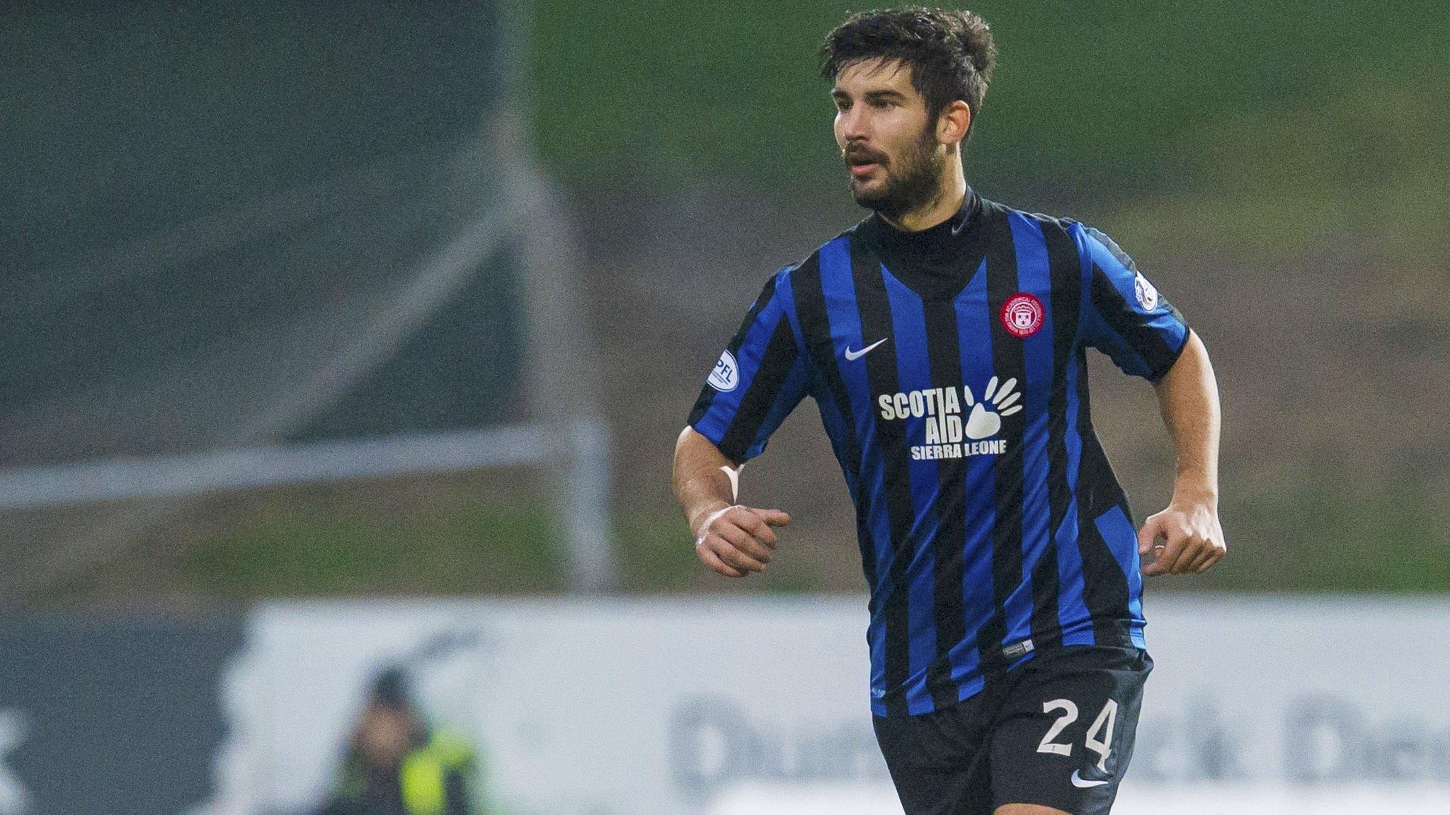 Hamilton Academical defender Jesus Garcia Tena