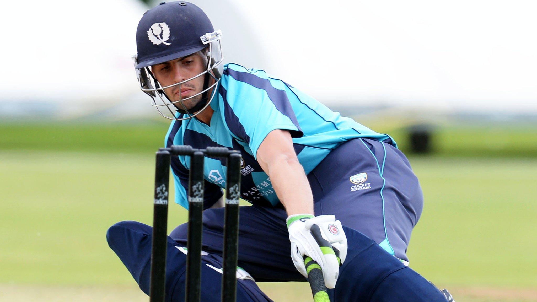 Scotland lost opener Calum MacLeod in the first over