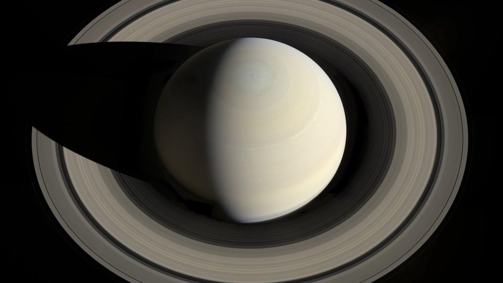 Saturn, pictured by Cassini