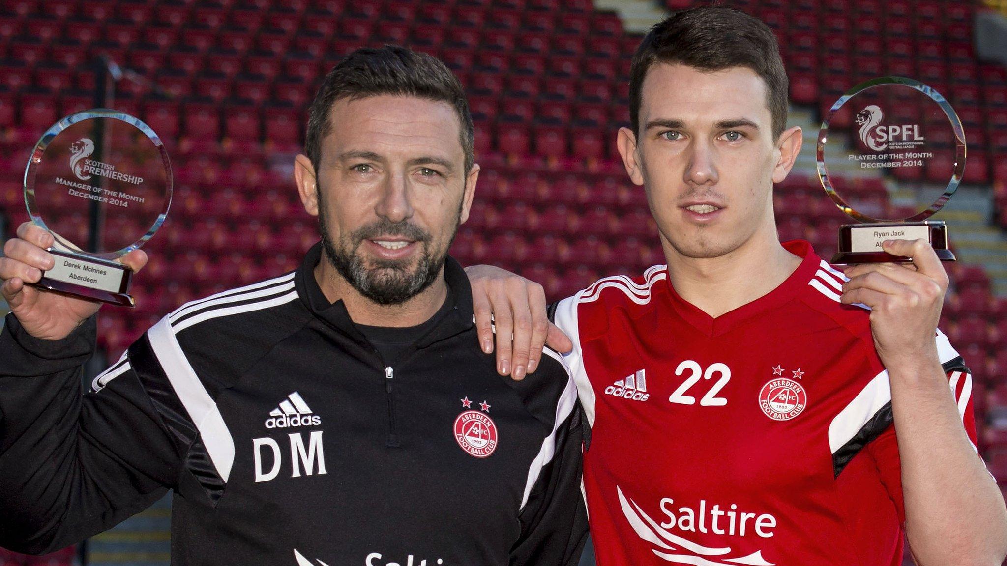 Derek McInnes and Ryan Jack