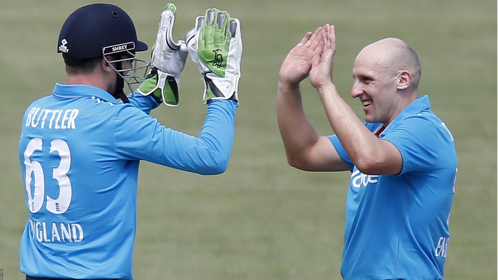 Jos Buttler and James Tredwell