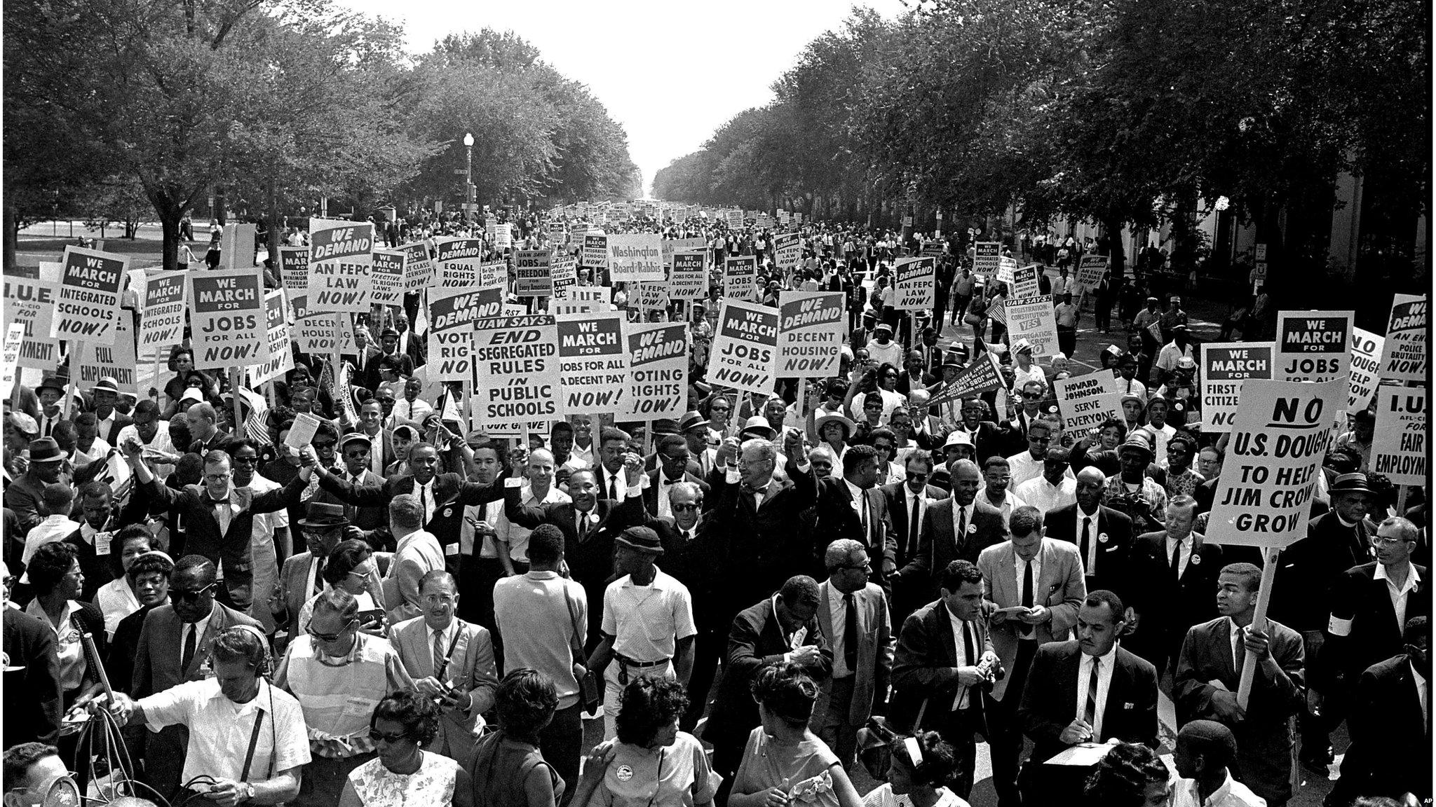 Protesters in Washington 1963