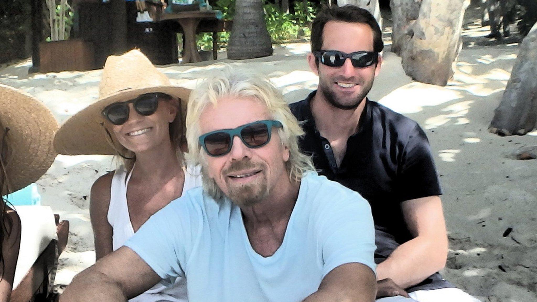 Ben Ainslie, Georgie Thompson & Richard Branson