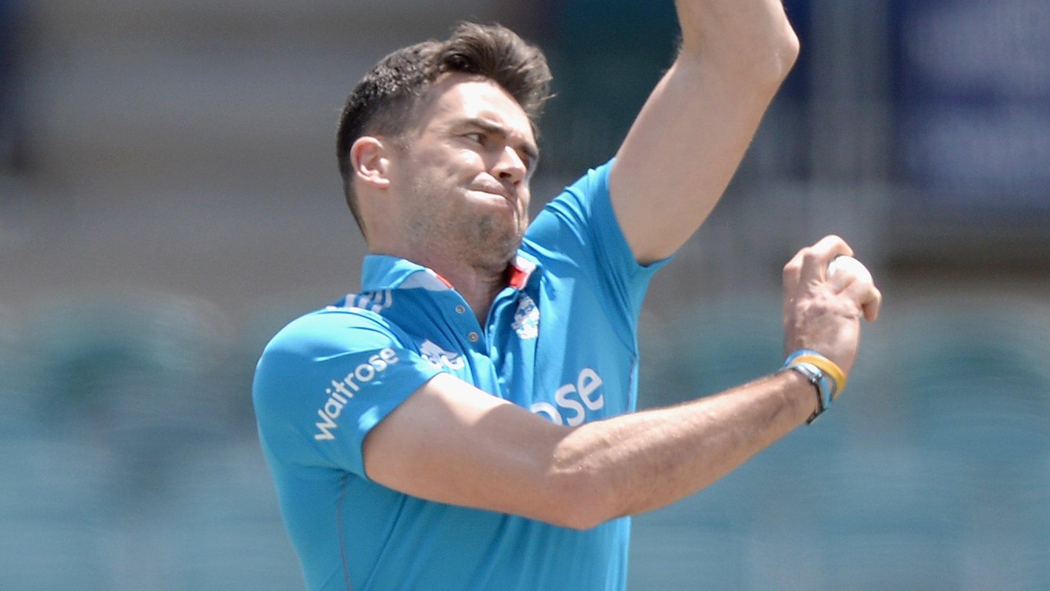 England's James Anderson