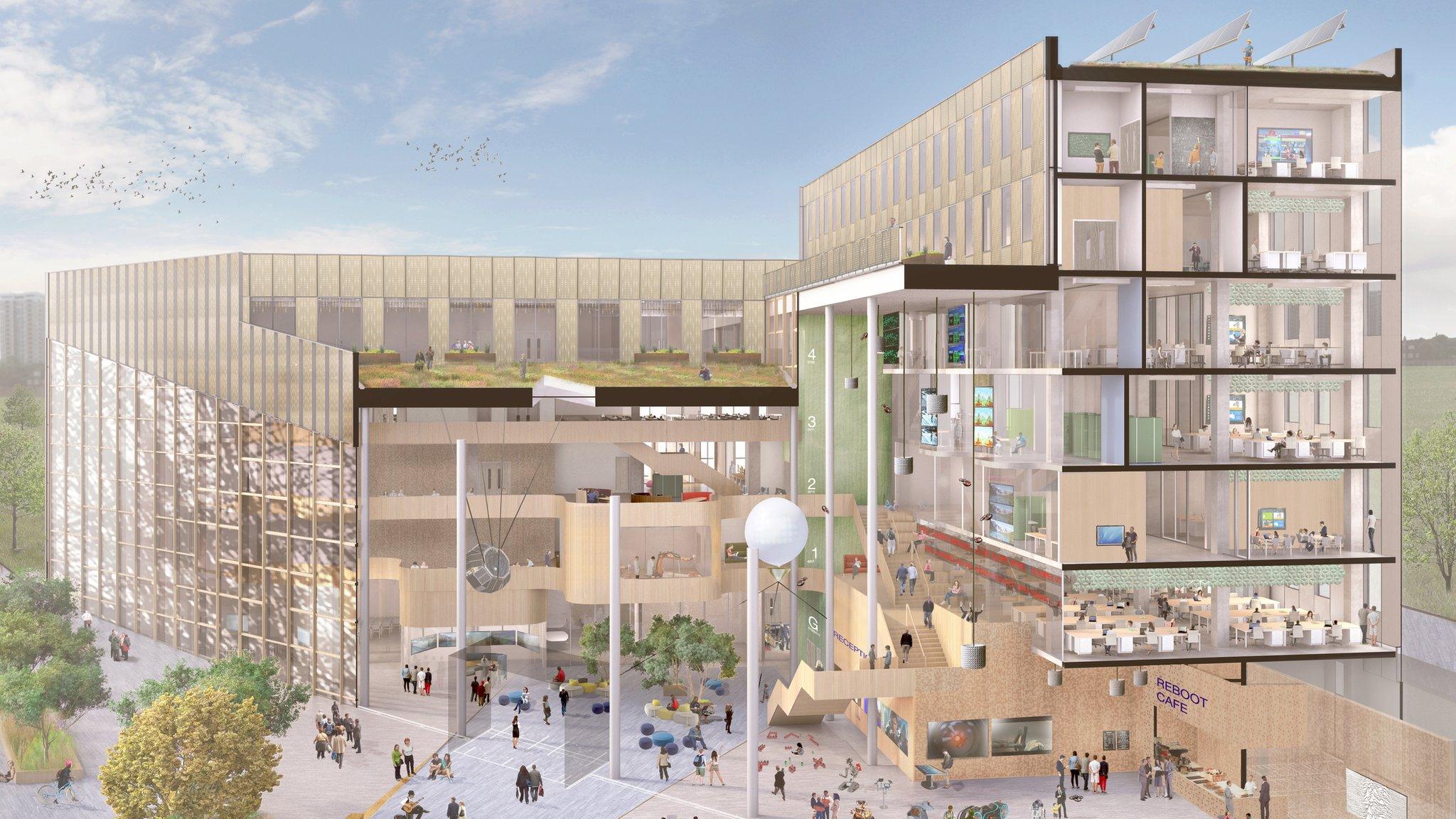 Artist's impression of Urban Science Building