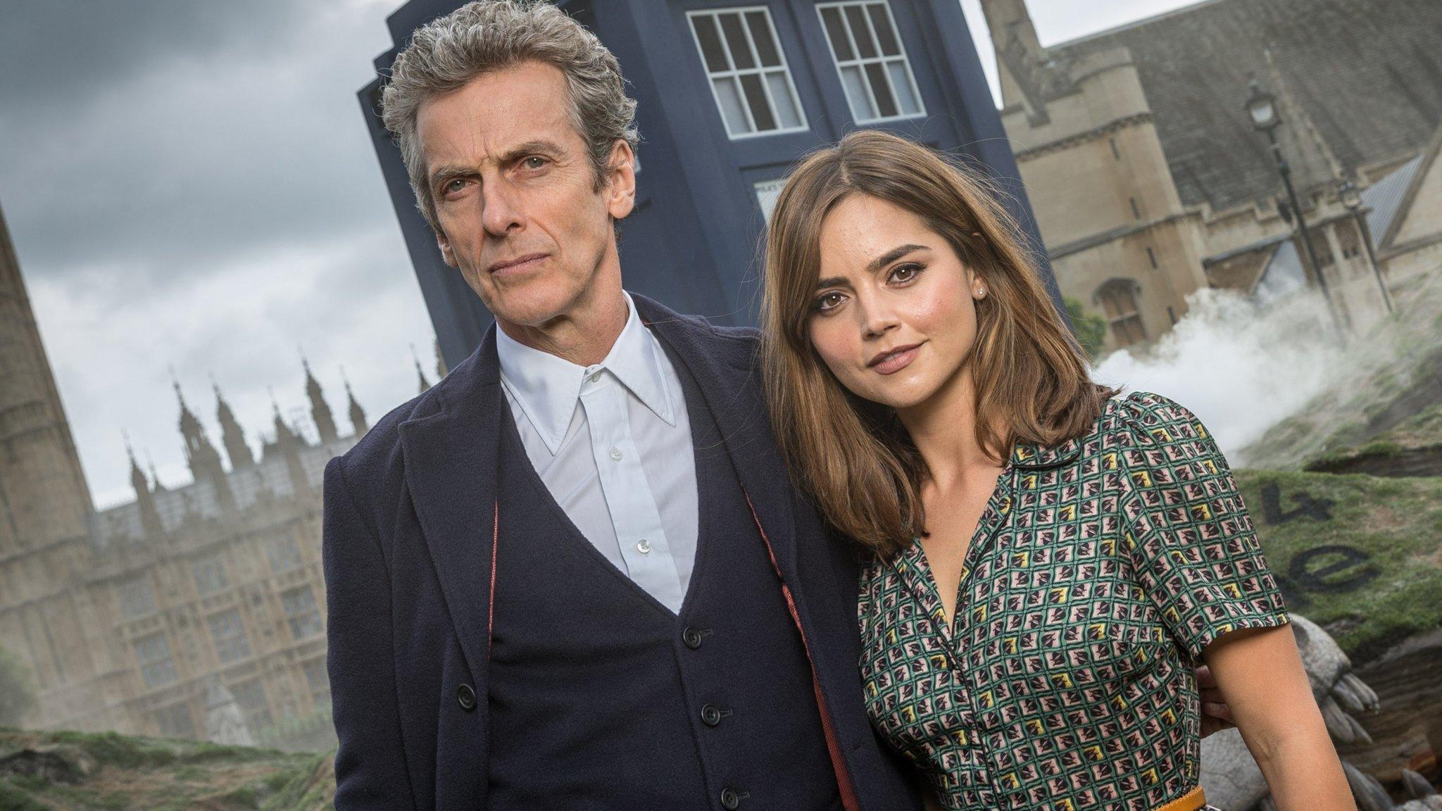 Peter Capaldi and Jenna Coleman