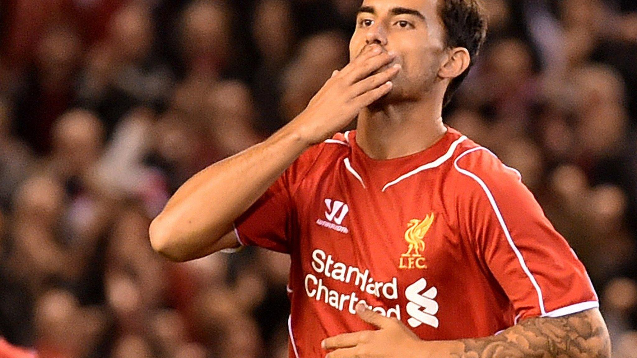 Liverpool midfielder Suso