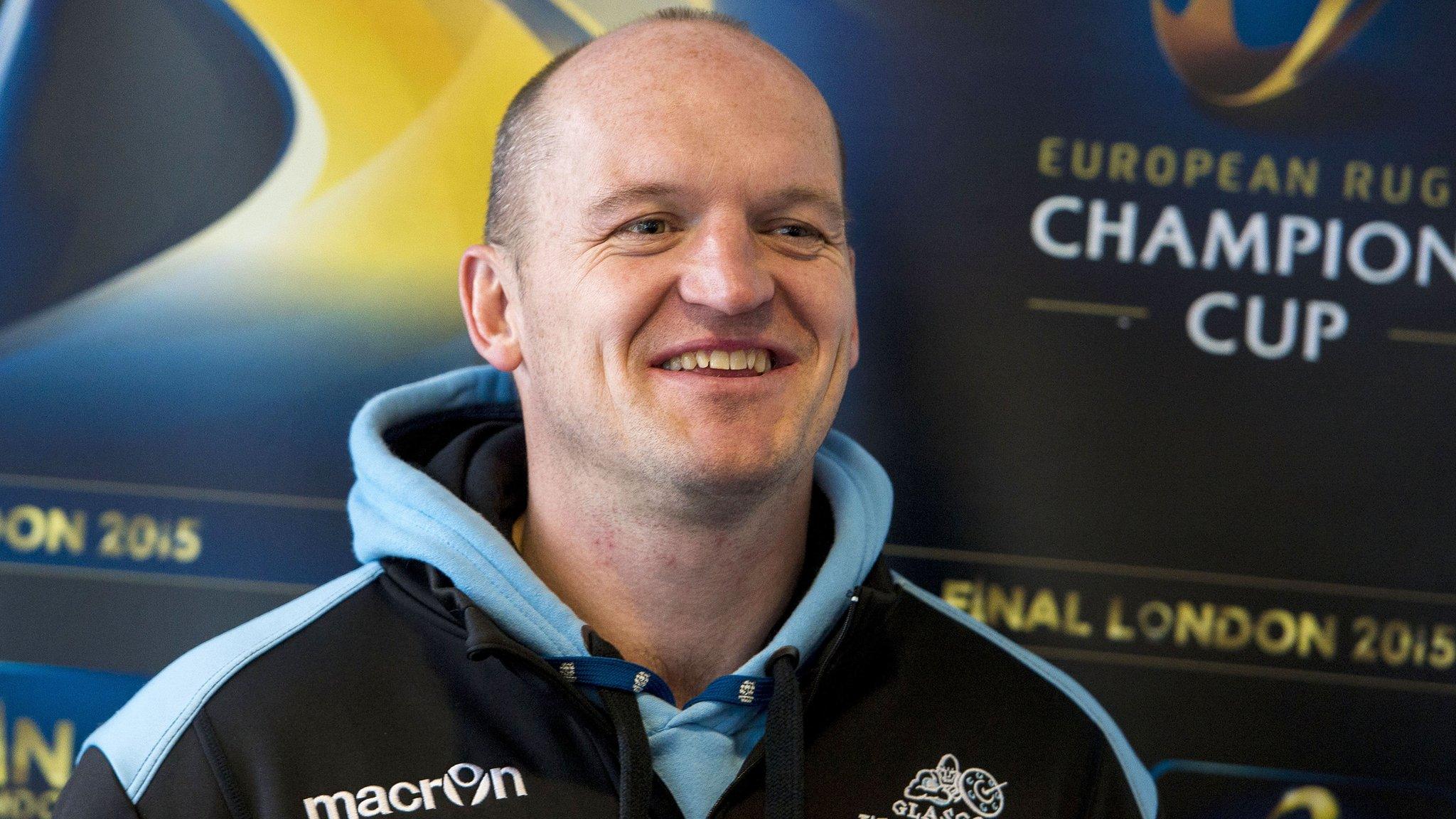 Glasgow head coach Gregor Townsend