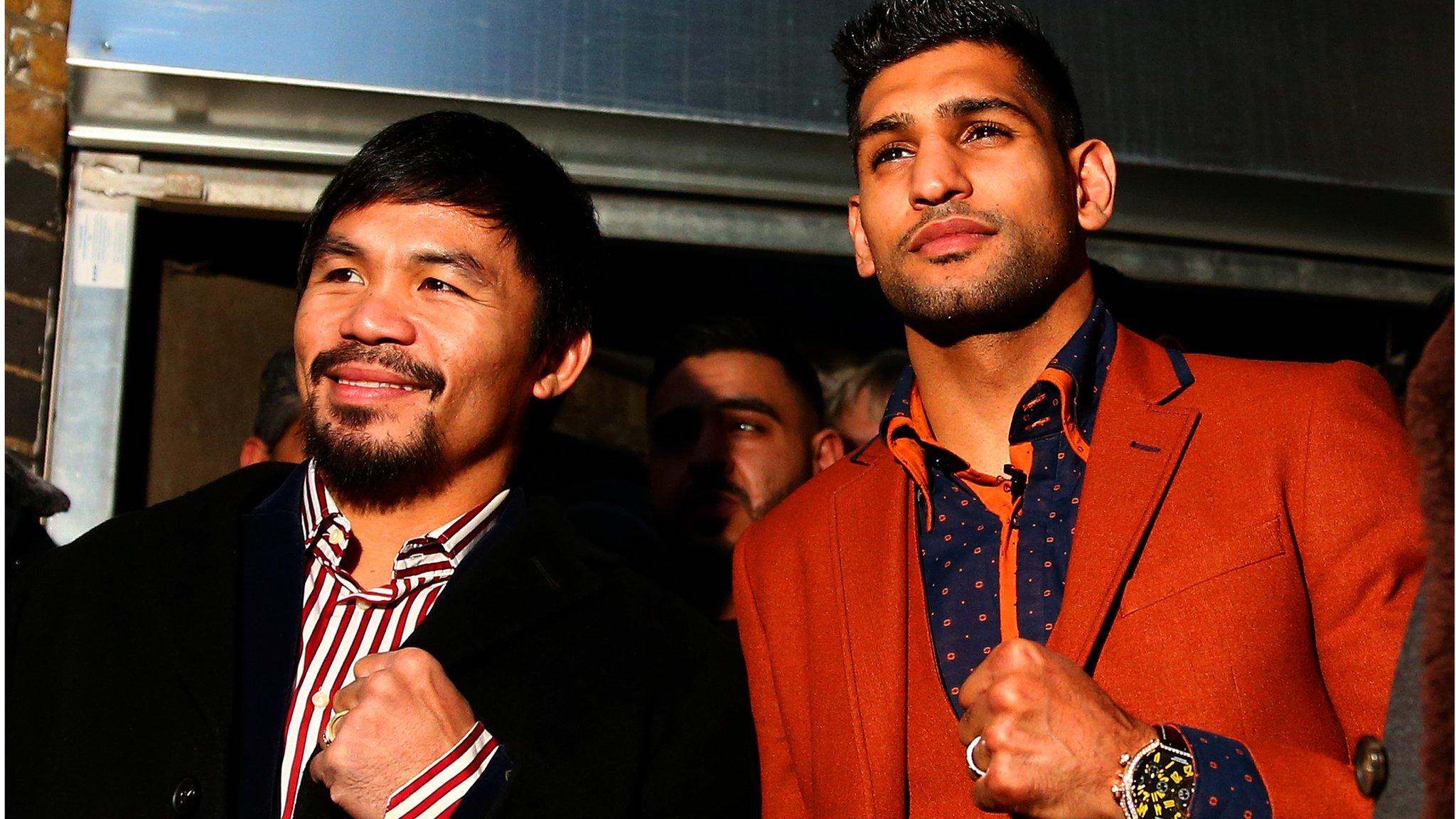 Amir Khan and Manny Pacquiao