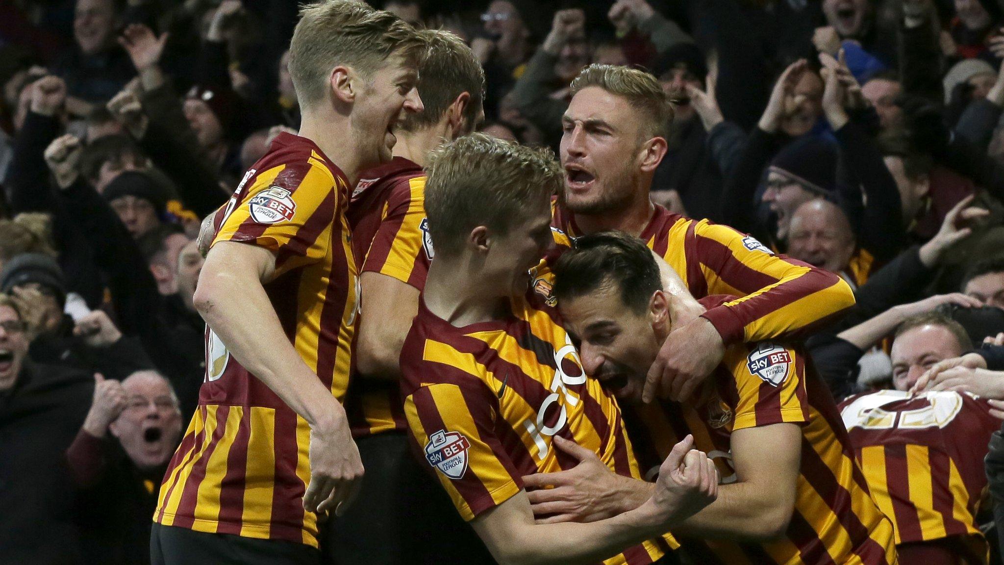 Bradford celebrate