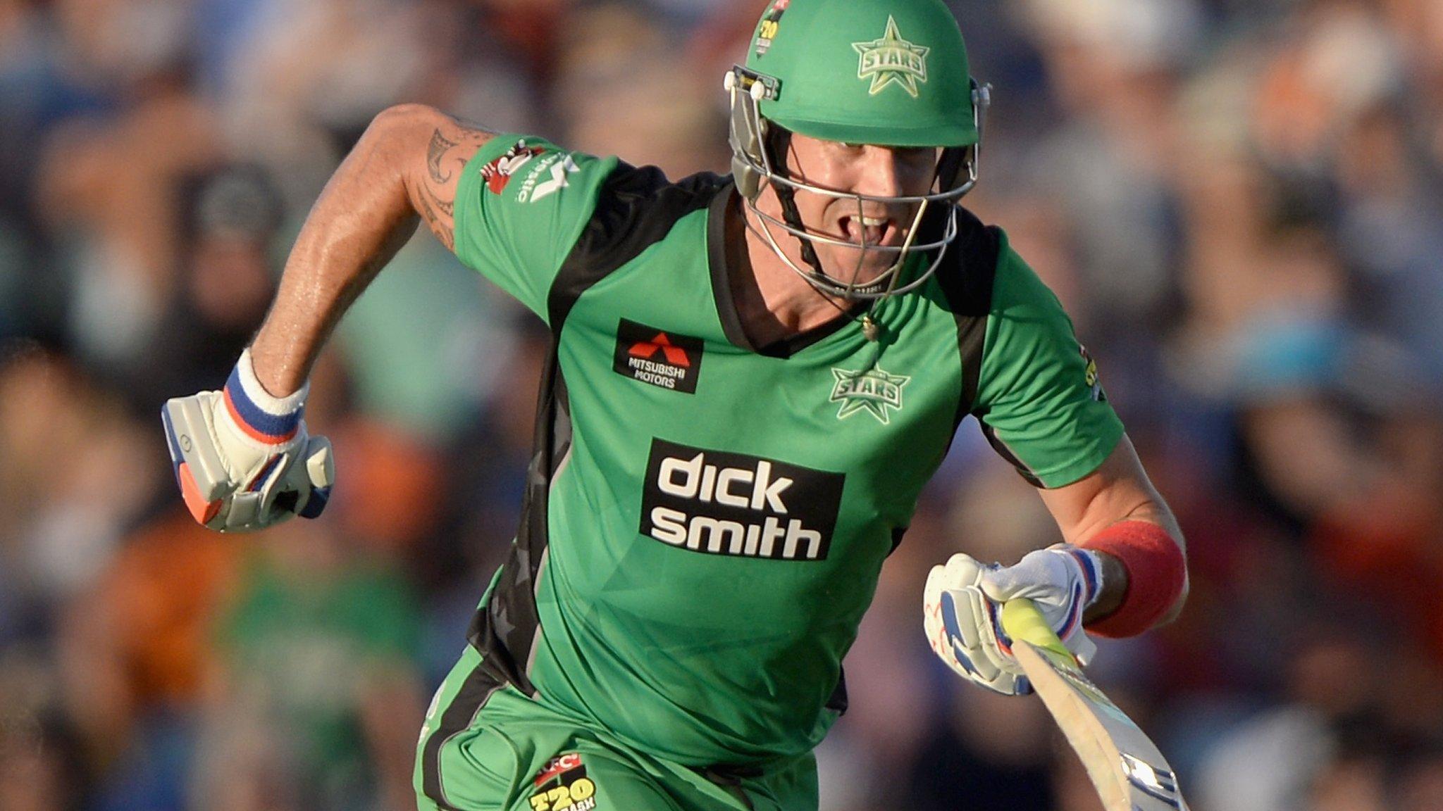 Kevin Pietersen batting for the Melbourne Stars in the Big Bash League