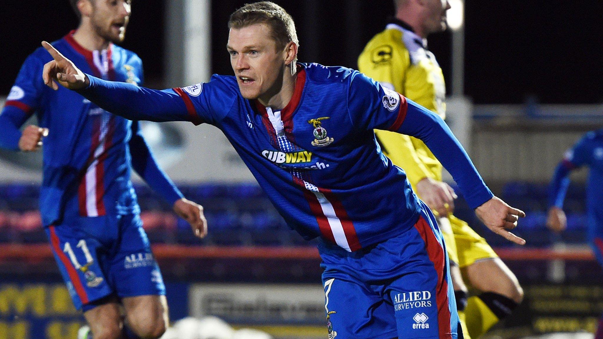 Inverness Caledonian Thistle striker Billy Mckay