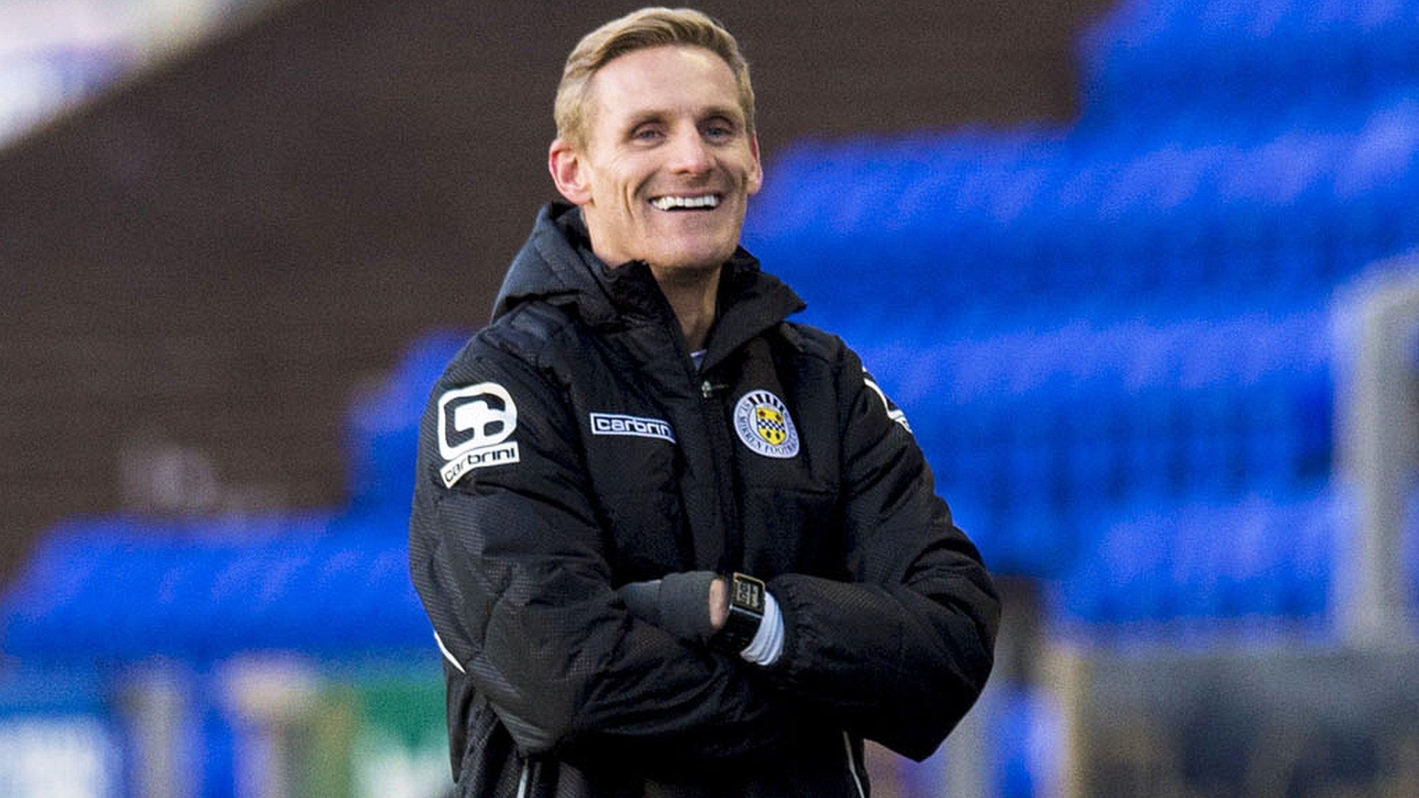 St Mirren manager Gary Teale