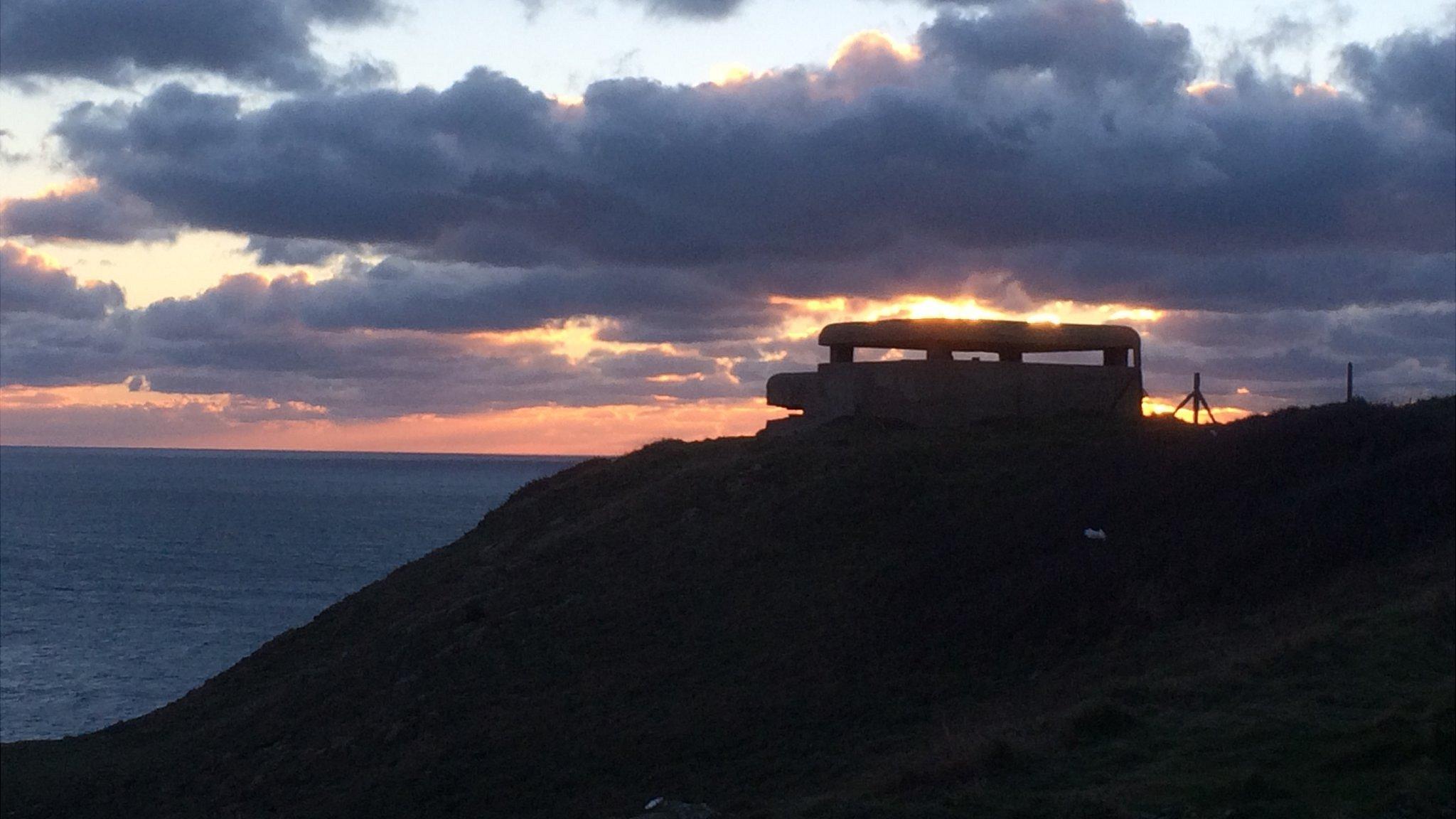 German fortifications on Guernsey's coast