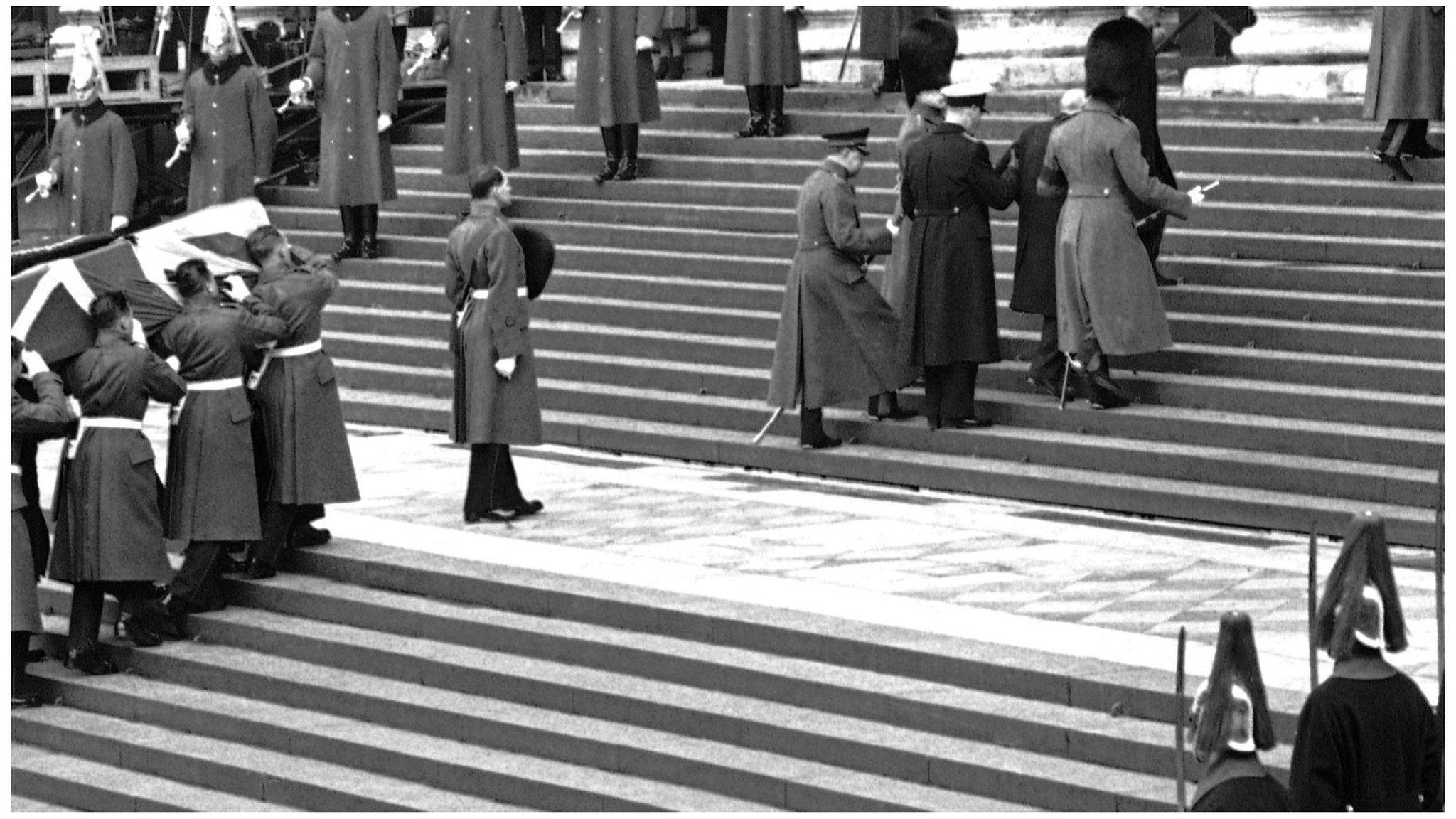 Sir Winston Churchill's funeral in 1965
