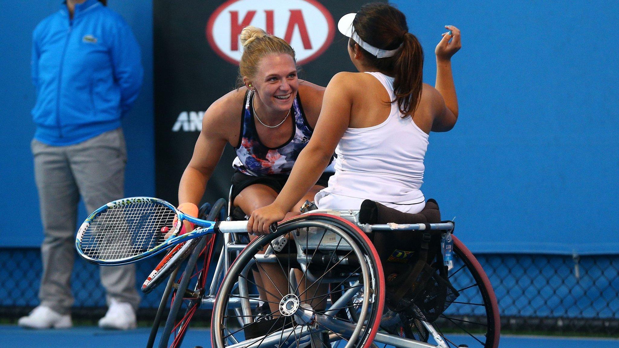 Jordanne Whiley and Yui Kamiji