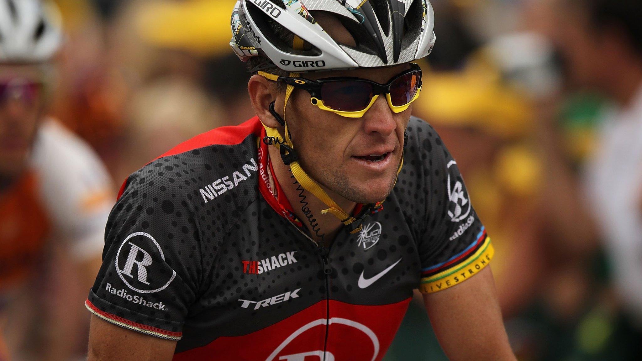 Lance Armstrong in action during the 2010 Tour de France