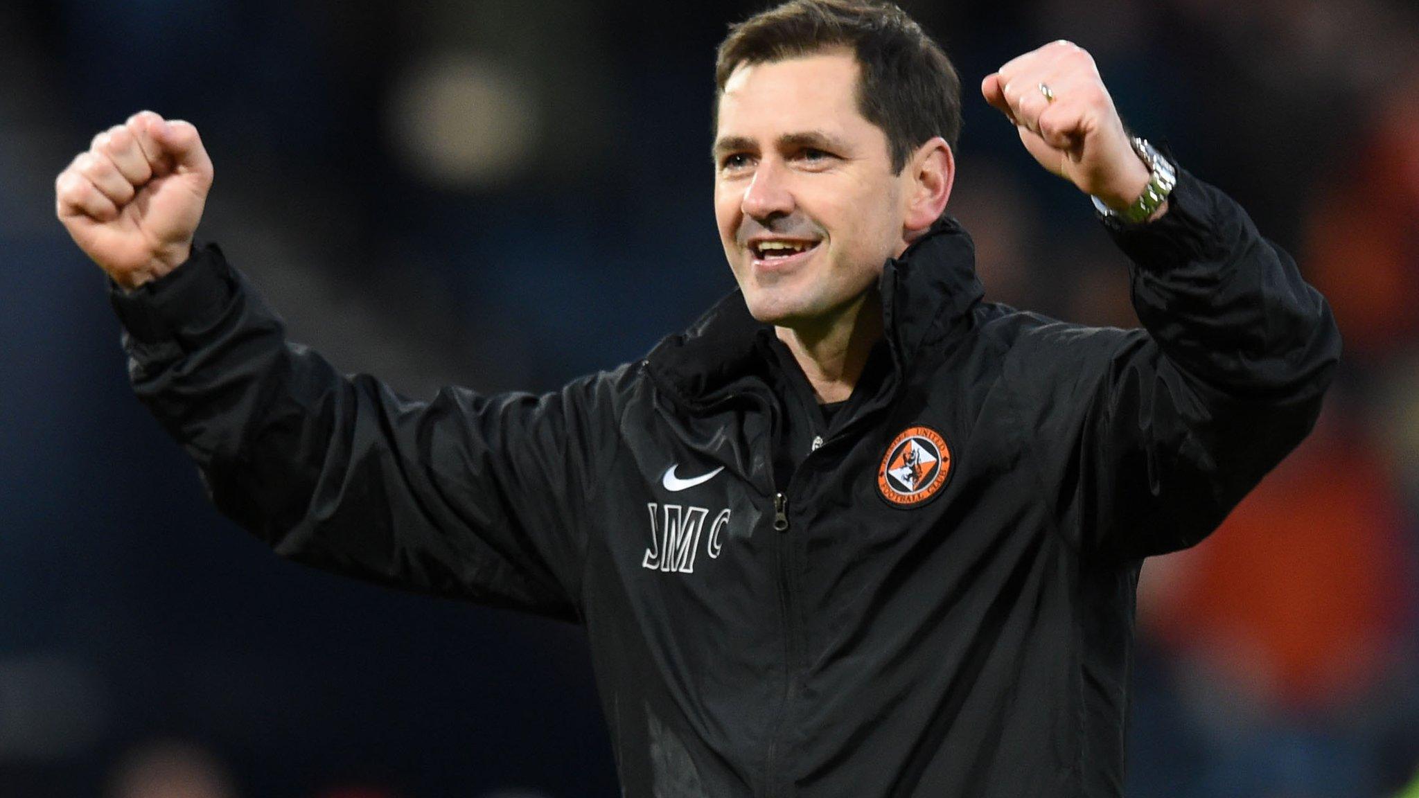 Dundee United manager Jackie McNamara