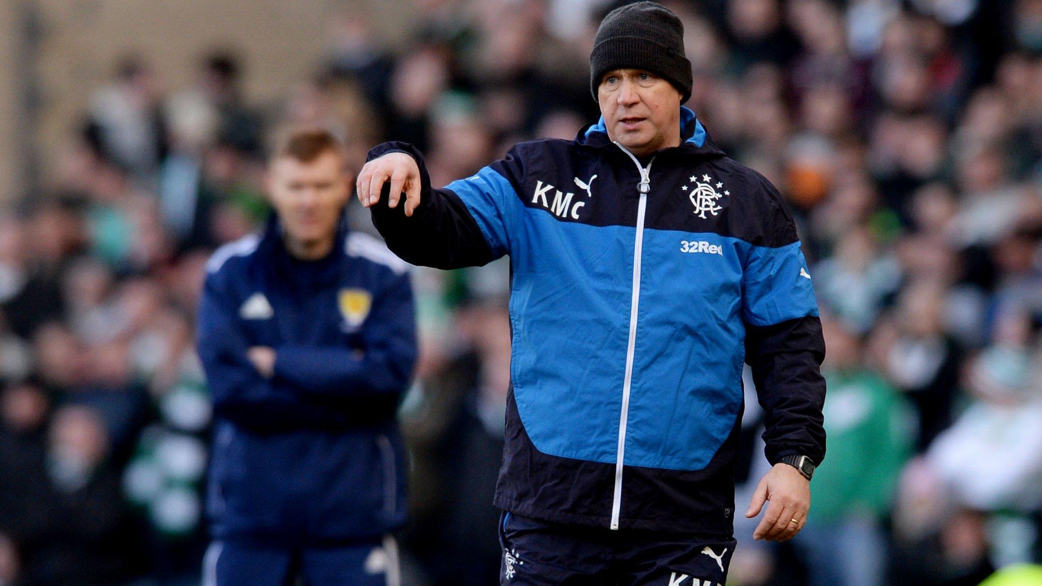 Rangers caretaker manager Kenny McDowall