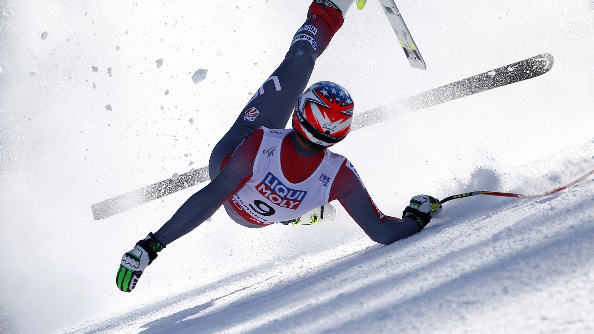 Bode Miller crashes in Colorado