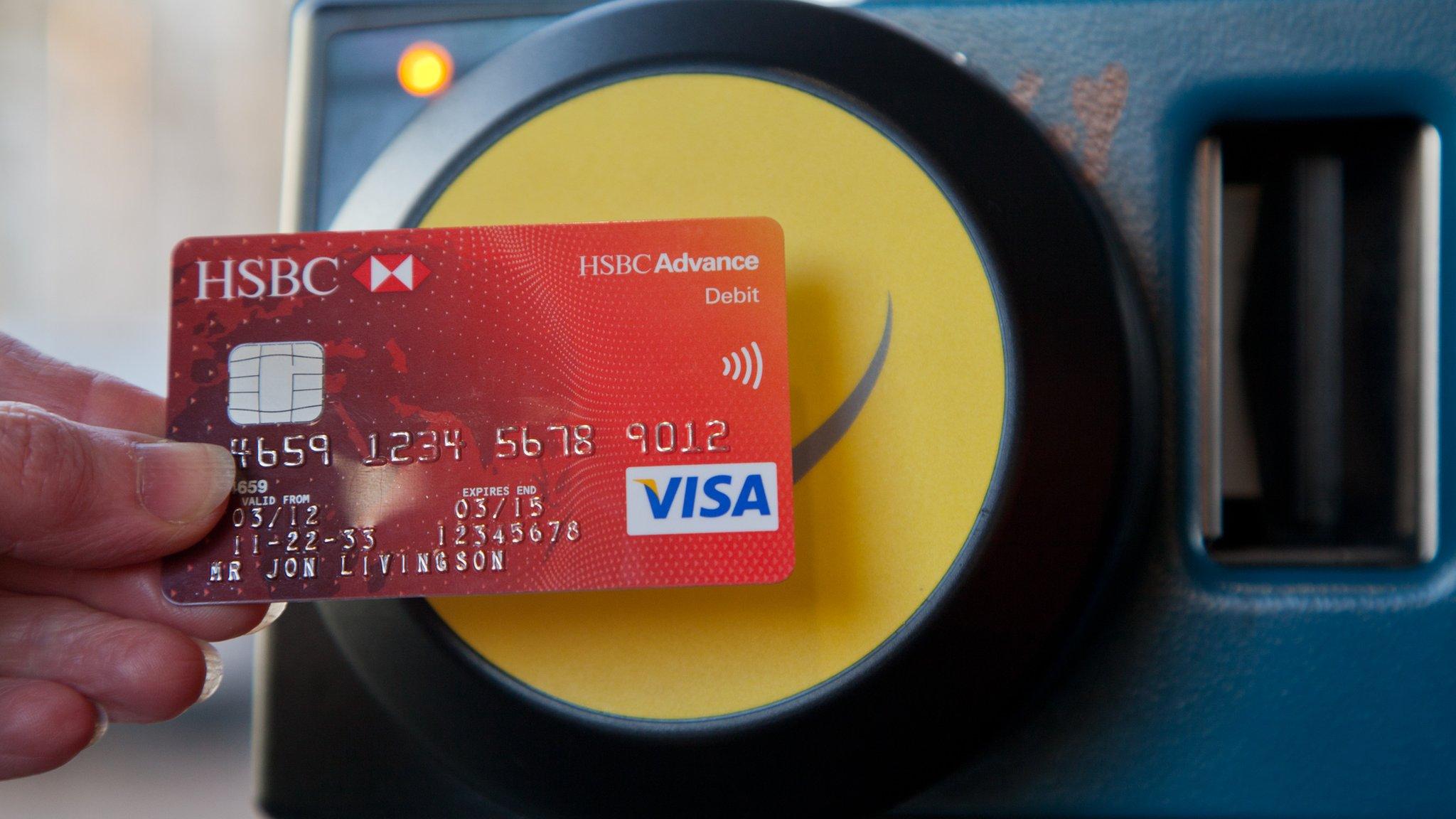 contactless payment card