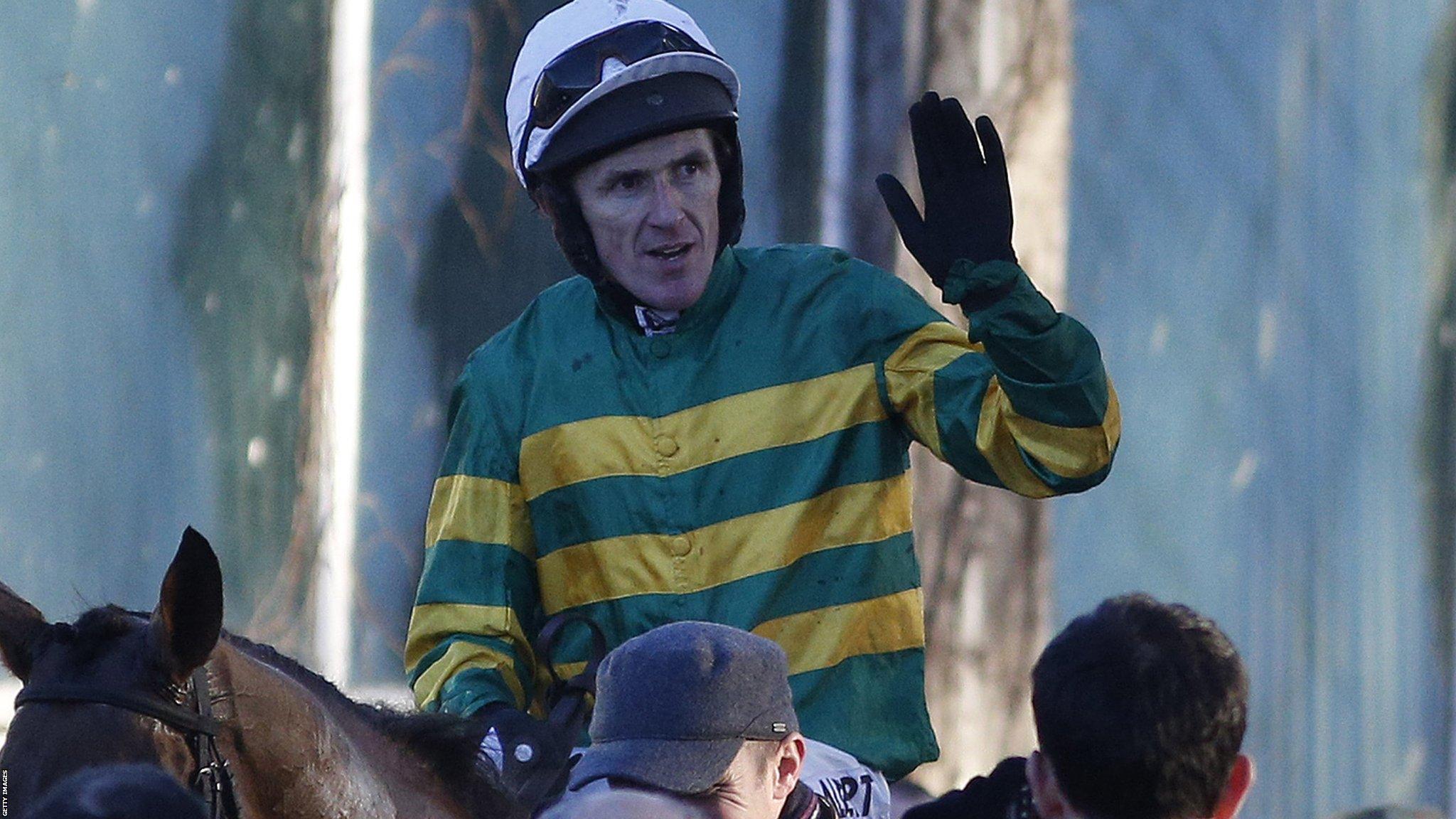 AP McCoy rode his 202nd winner of the season at Leopardstown