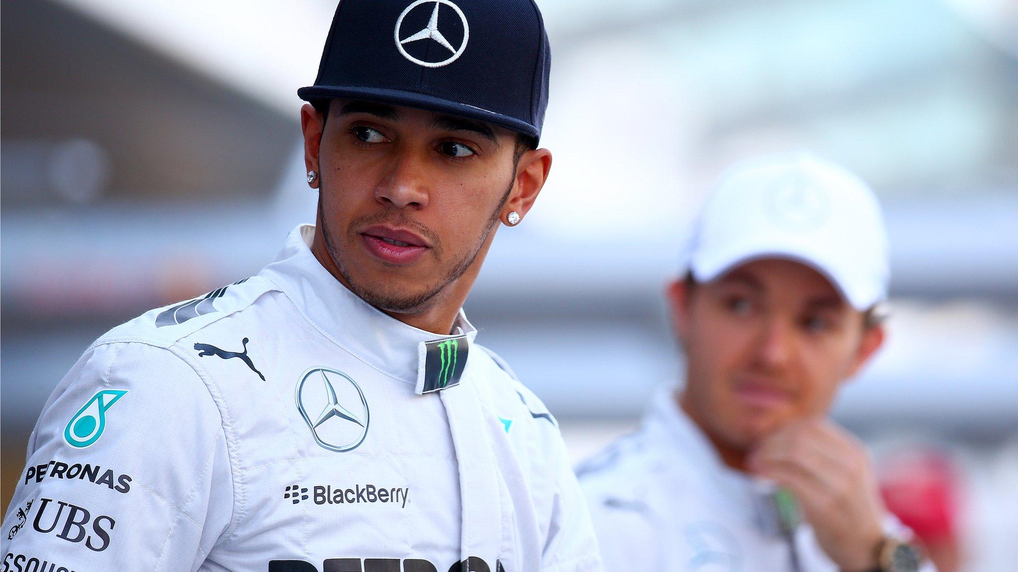 Lewis Hamilton and Nico Rosberg