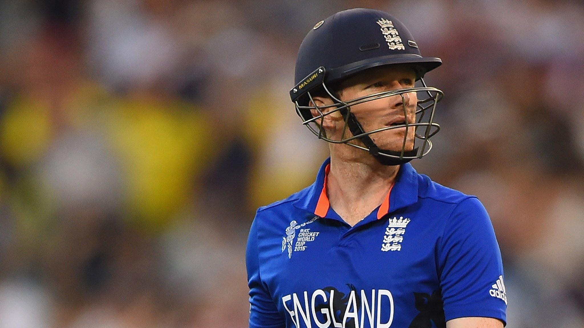 England captain Eoin Morgan at the Cricket World Cup