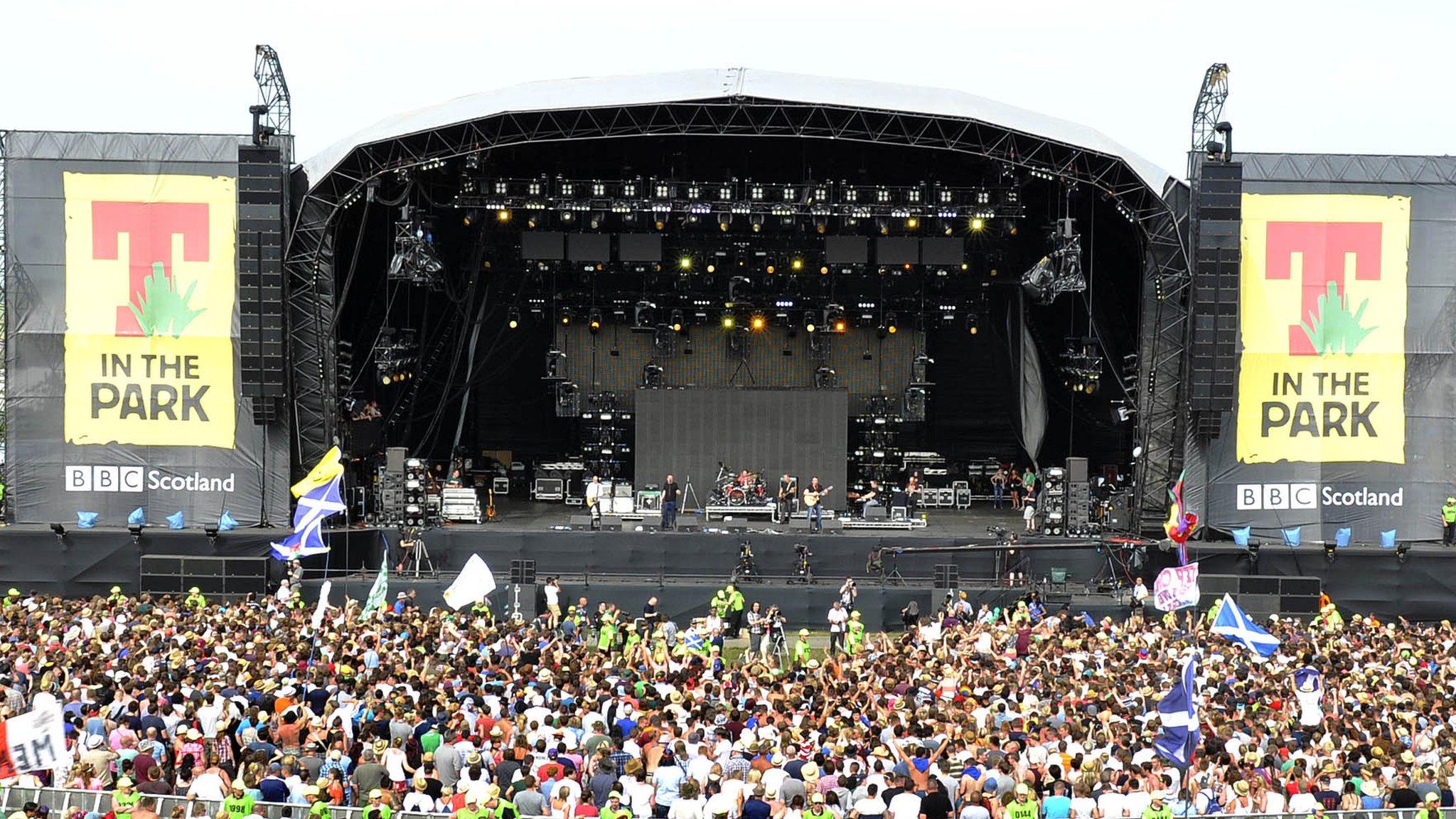 Main stage at T in the Park