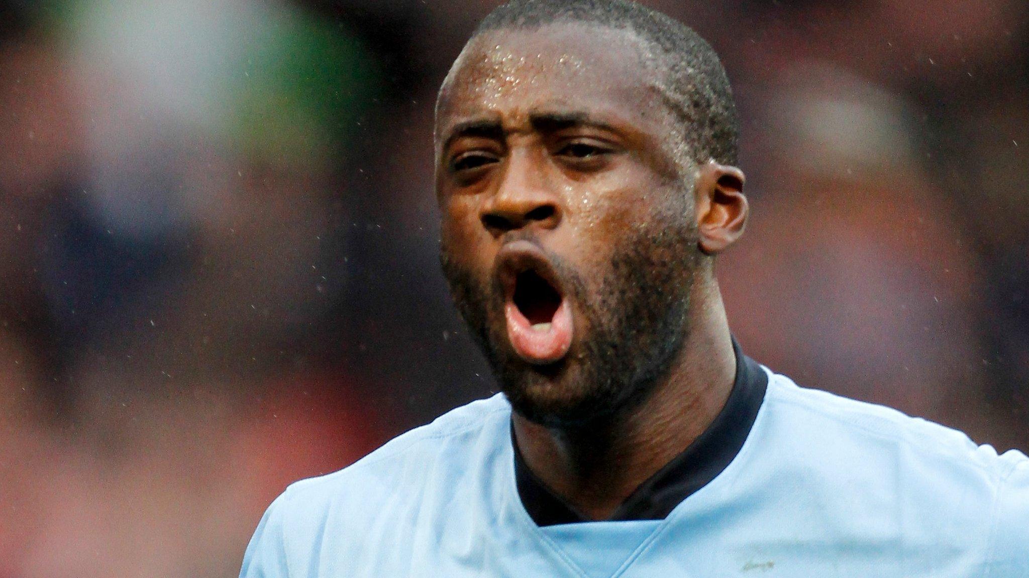 Man City midfielder Yaya Toure