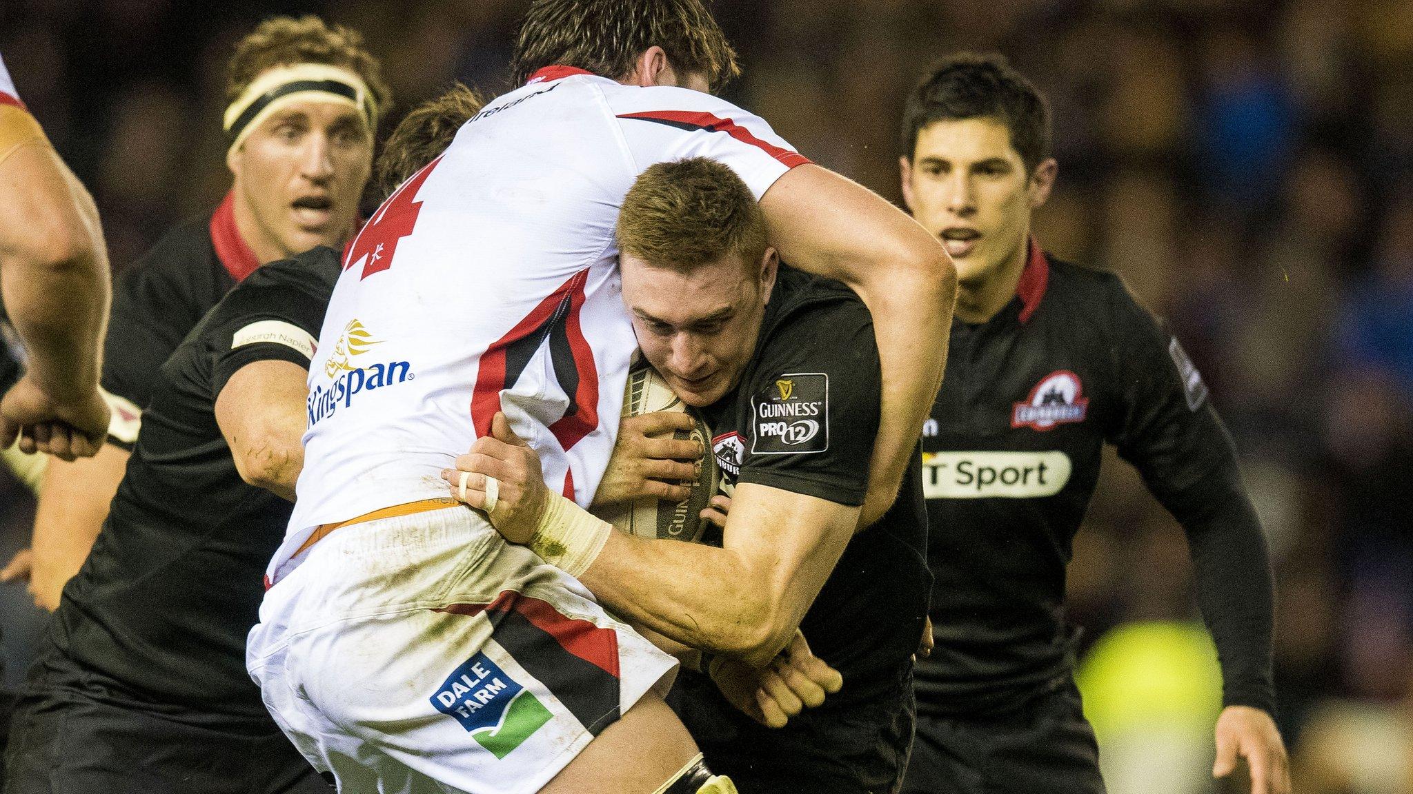 Ulster in action against Edinburgh