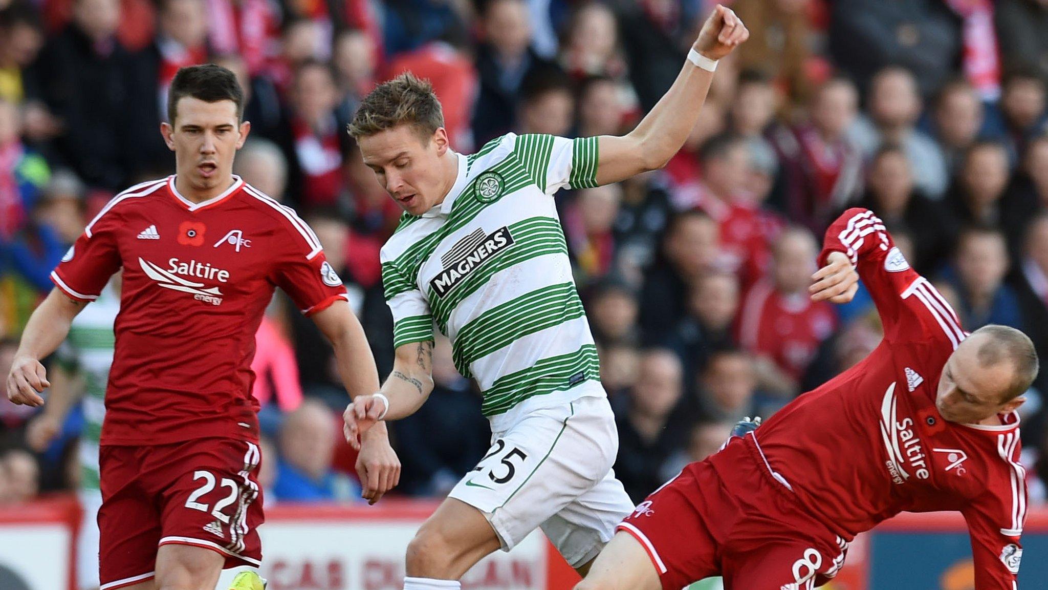 Ryan Jack, Stefan Johansen and Willo Flood