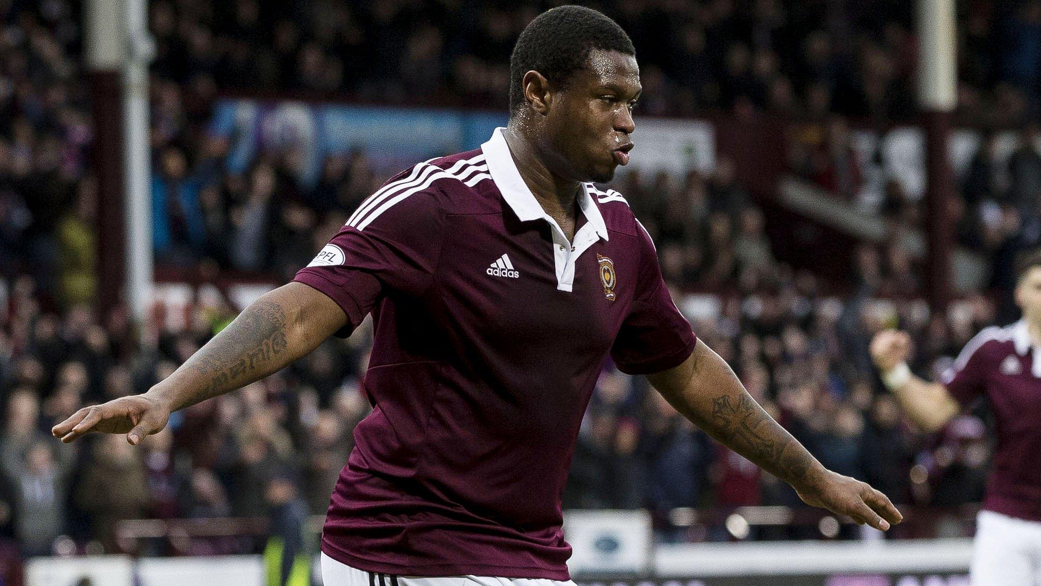 Hearts striker Genero Zeefuik