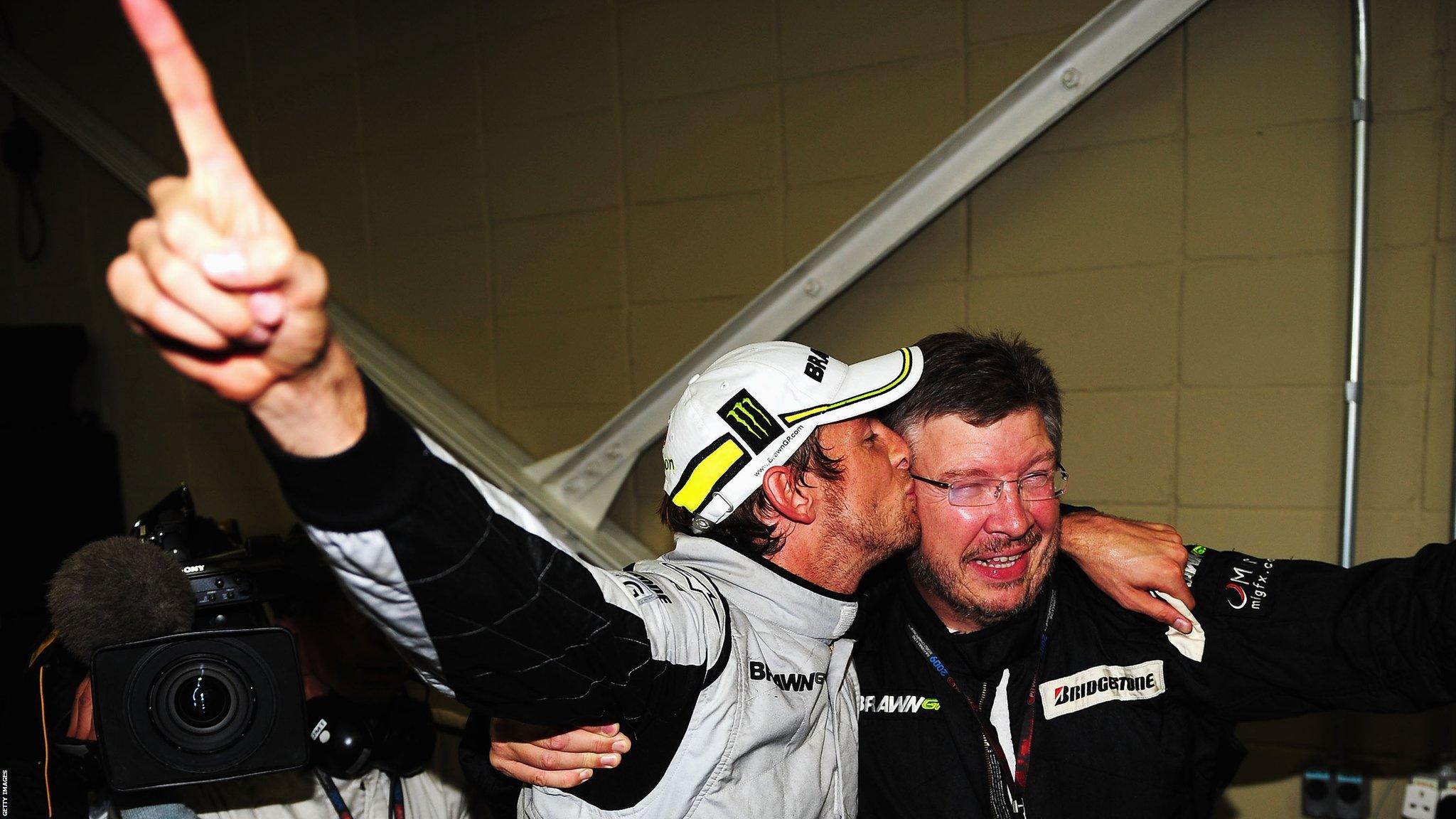 jenson button and ross brawn