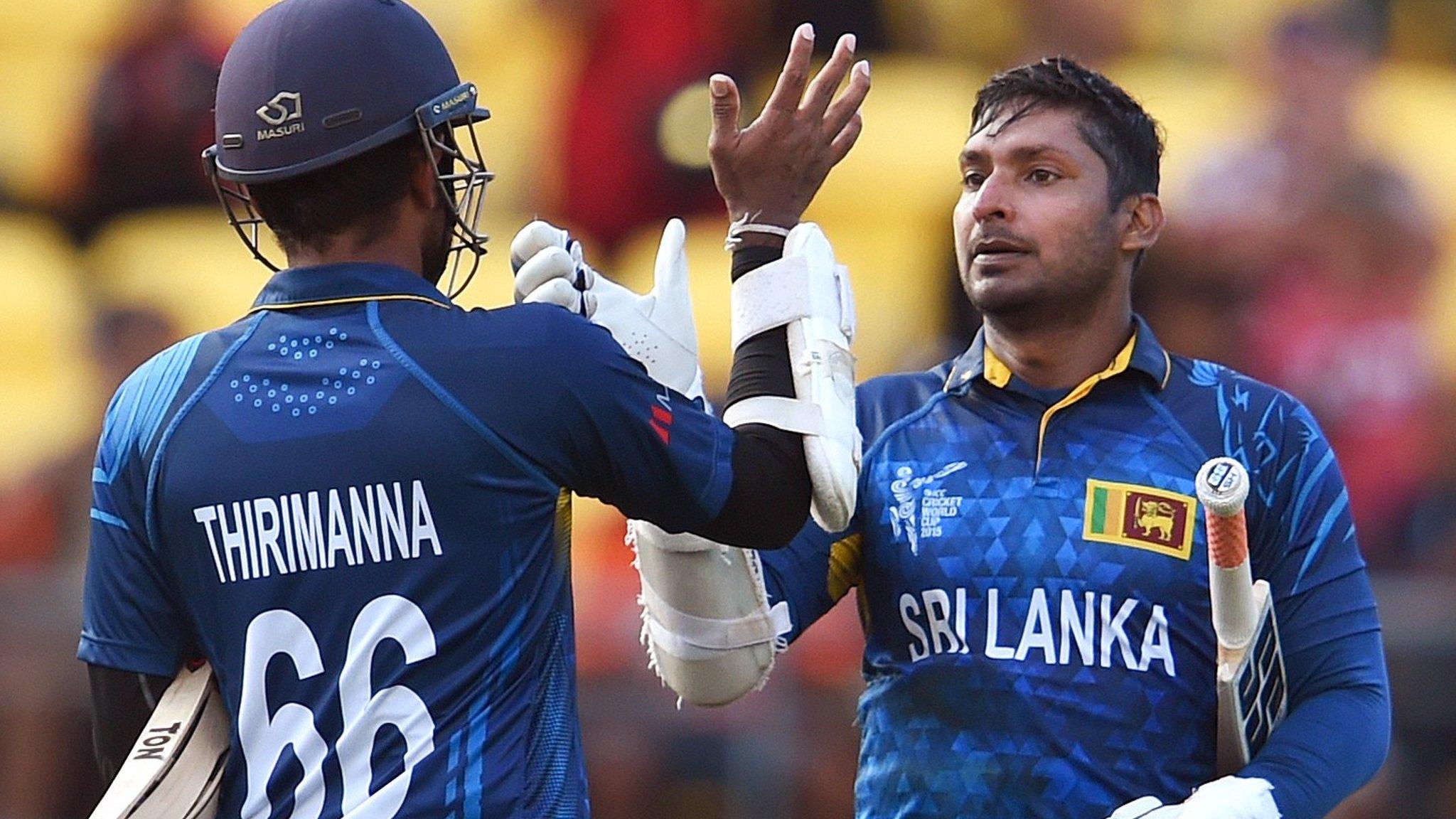 Lahiru Thirimanne and Kumar Sangakkara