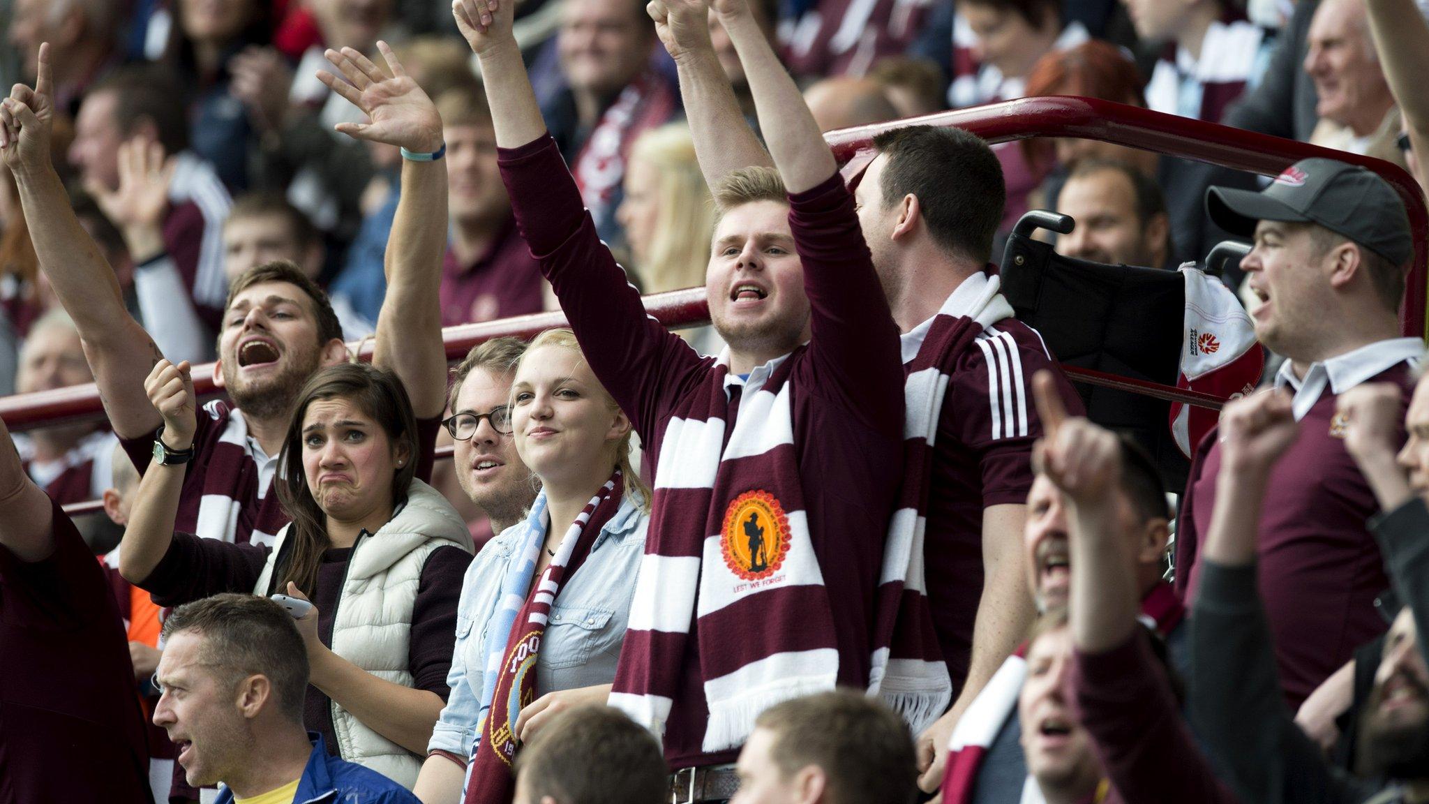 Hearts fans