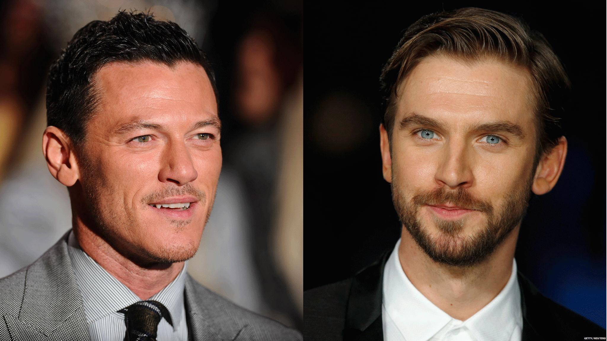 Luke Evans and Dan Stevens