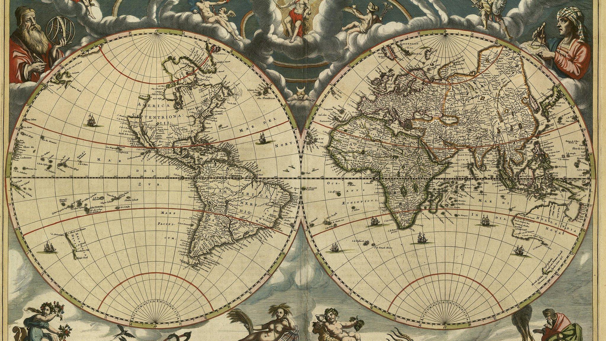 Old World New World Map