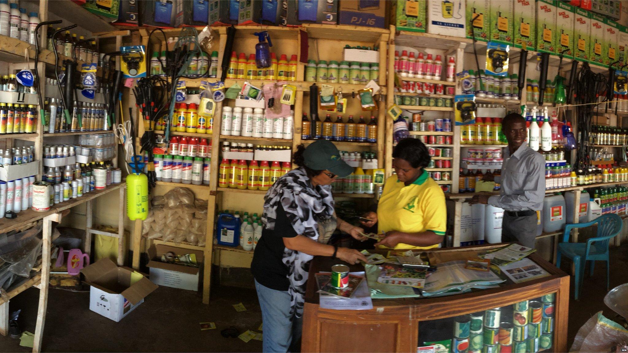 Agro-dealer's store, Uganda (Image: Market Matters)