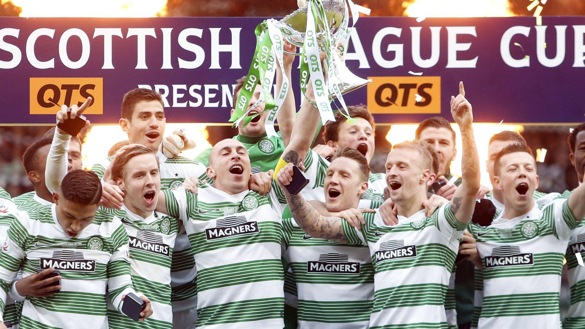 Celtic celebrate League Cup