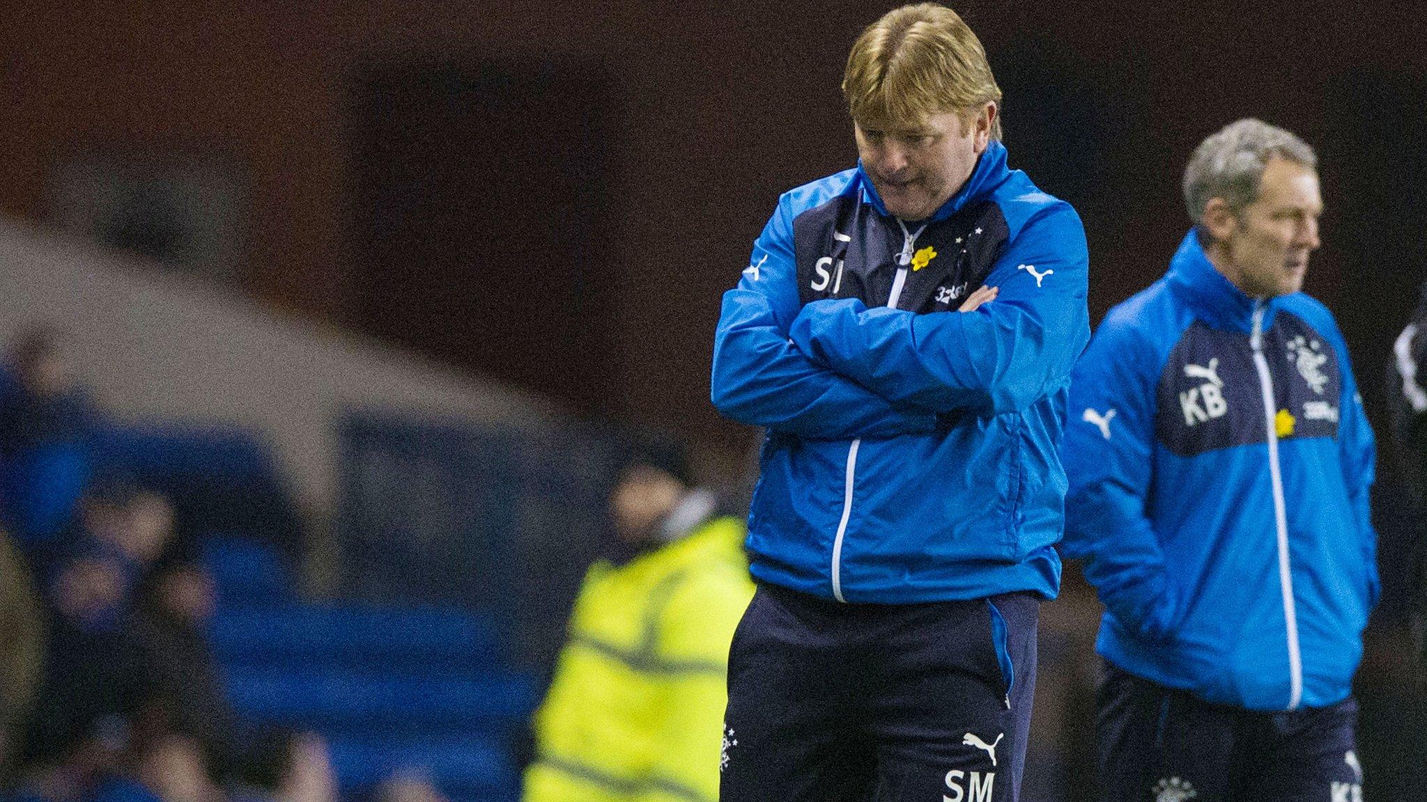 Rangers manager Stuart McCall