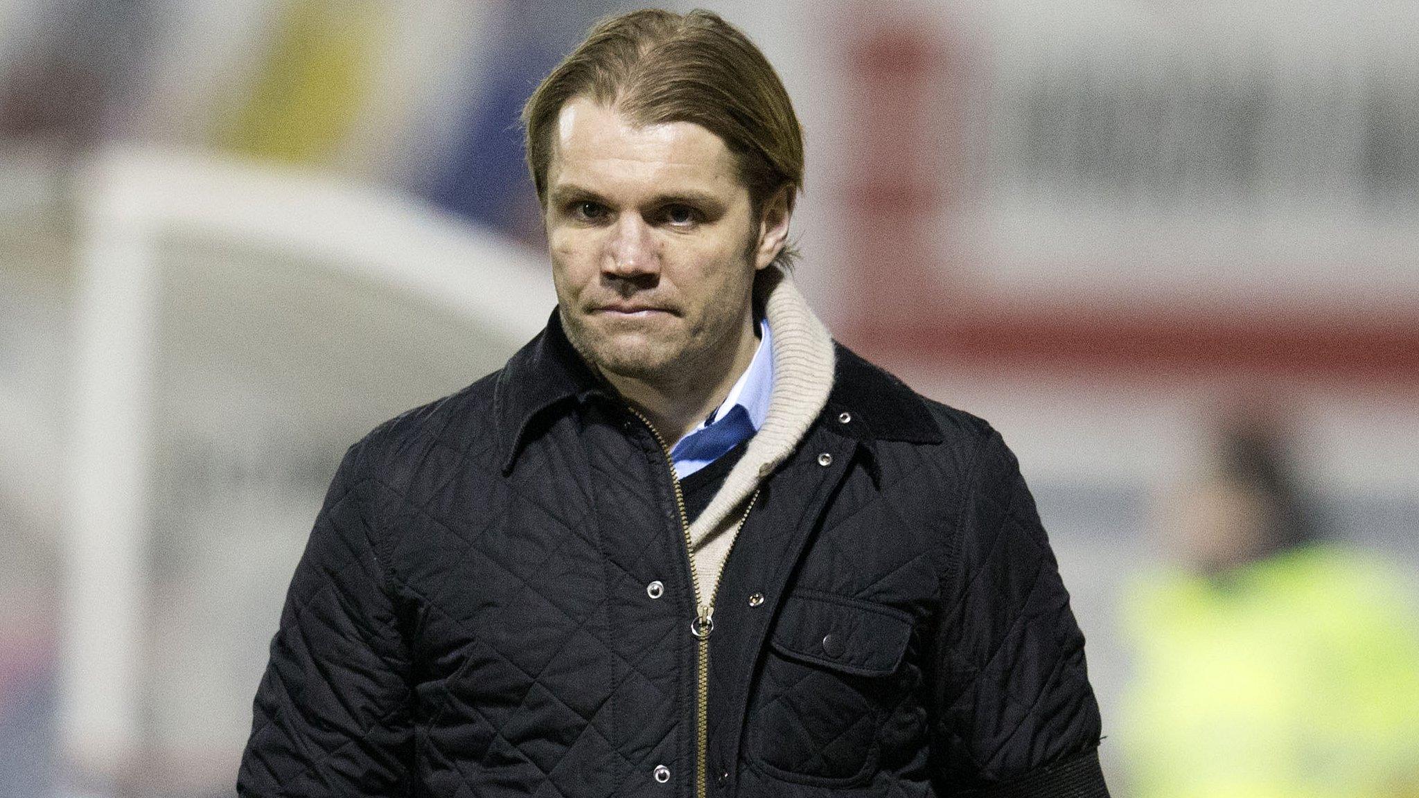 Hearts head coach Robbie Neilson