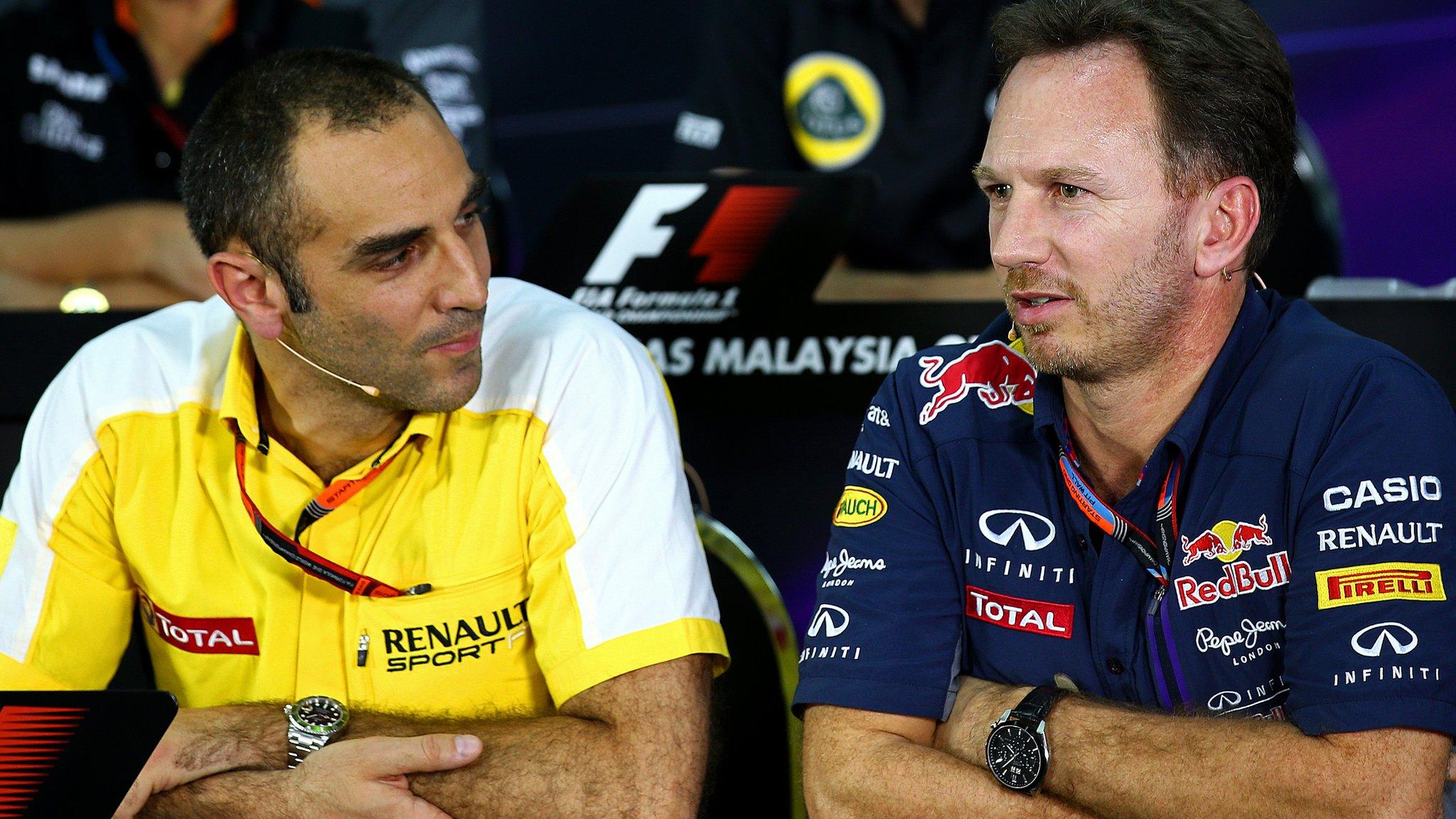 Cyril Abiteboul and Christian Horner