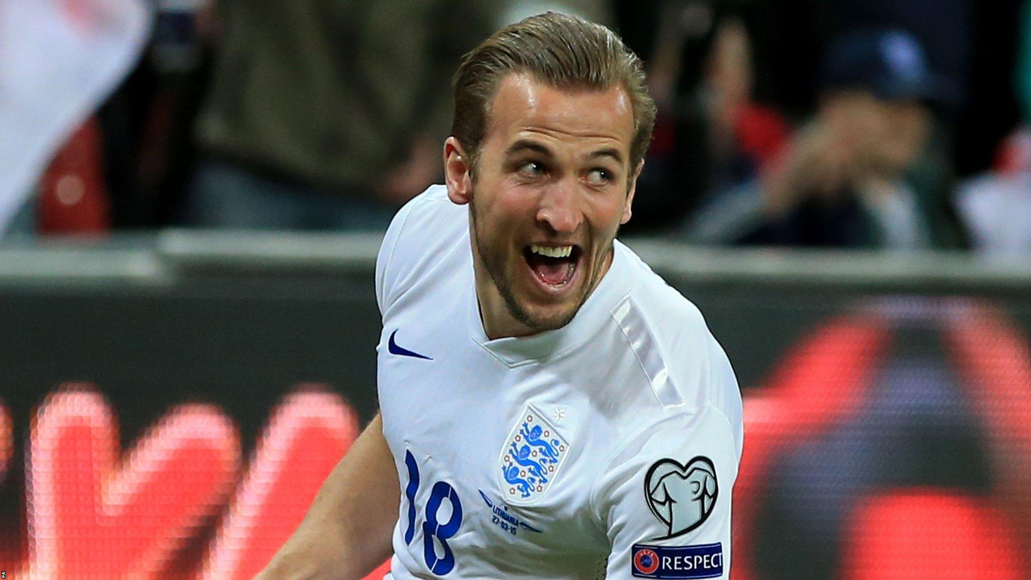 England striker Harry Kane